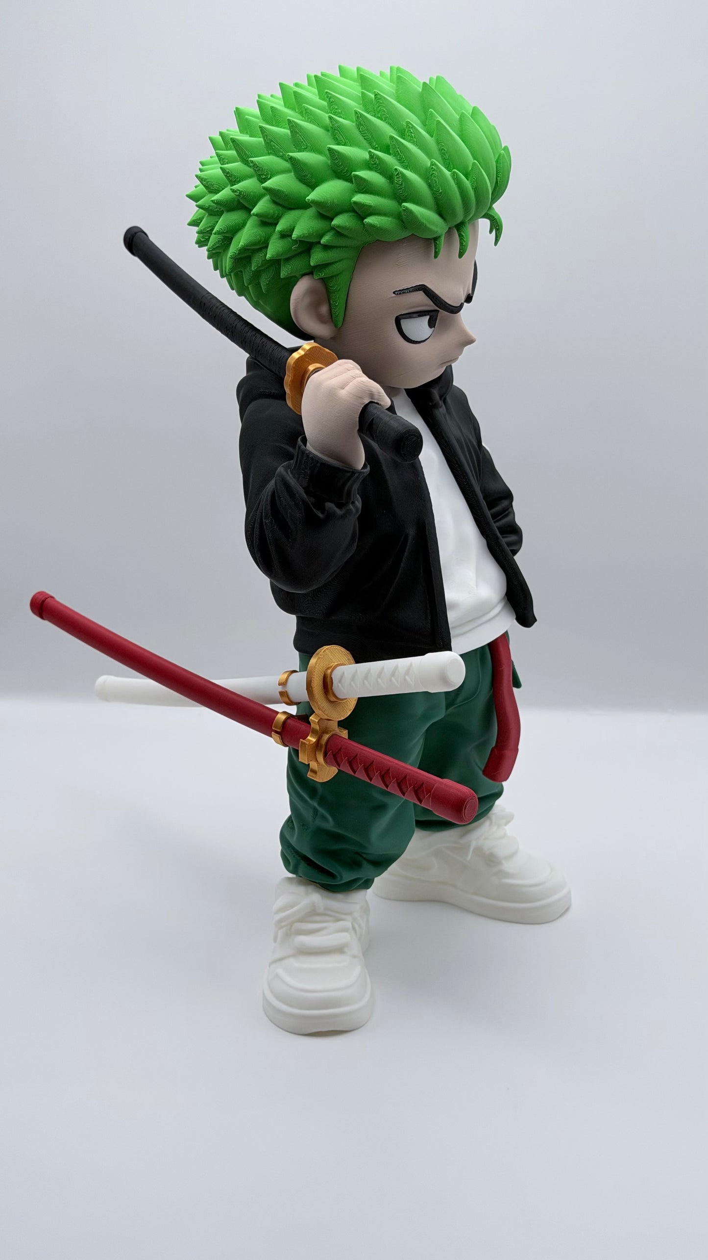 Urban Zoro Statue | One Piece Inspired 3D Printed Collectible | Anime Display Figure