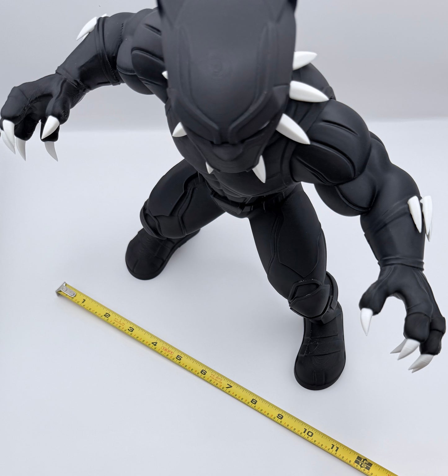 Black Panther Inspired 3D Printed Superhero Collectible Statue