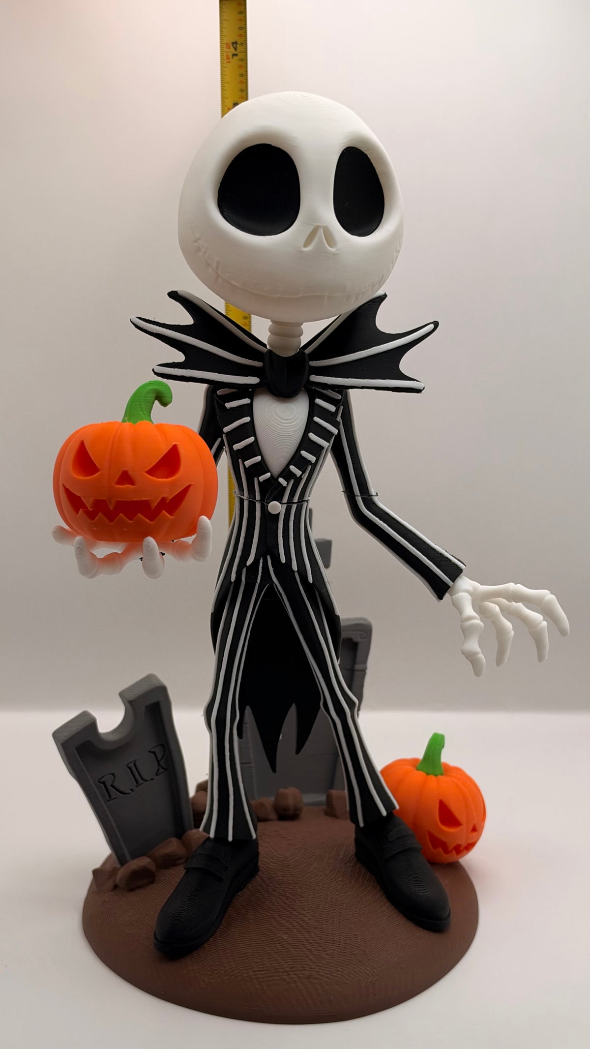 Jack Skellington Halloween Graveyard Statue | 3D Printed Nightmare Before Christmas Inspired Collectible