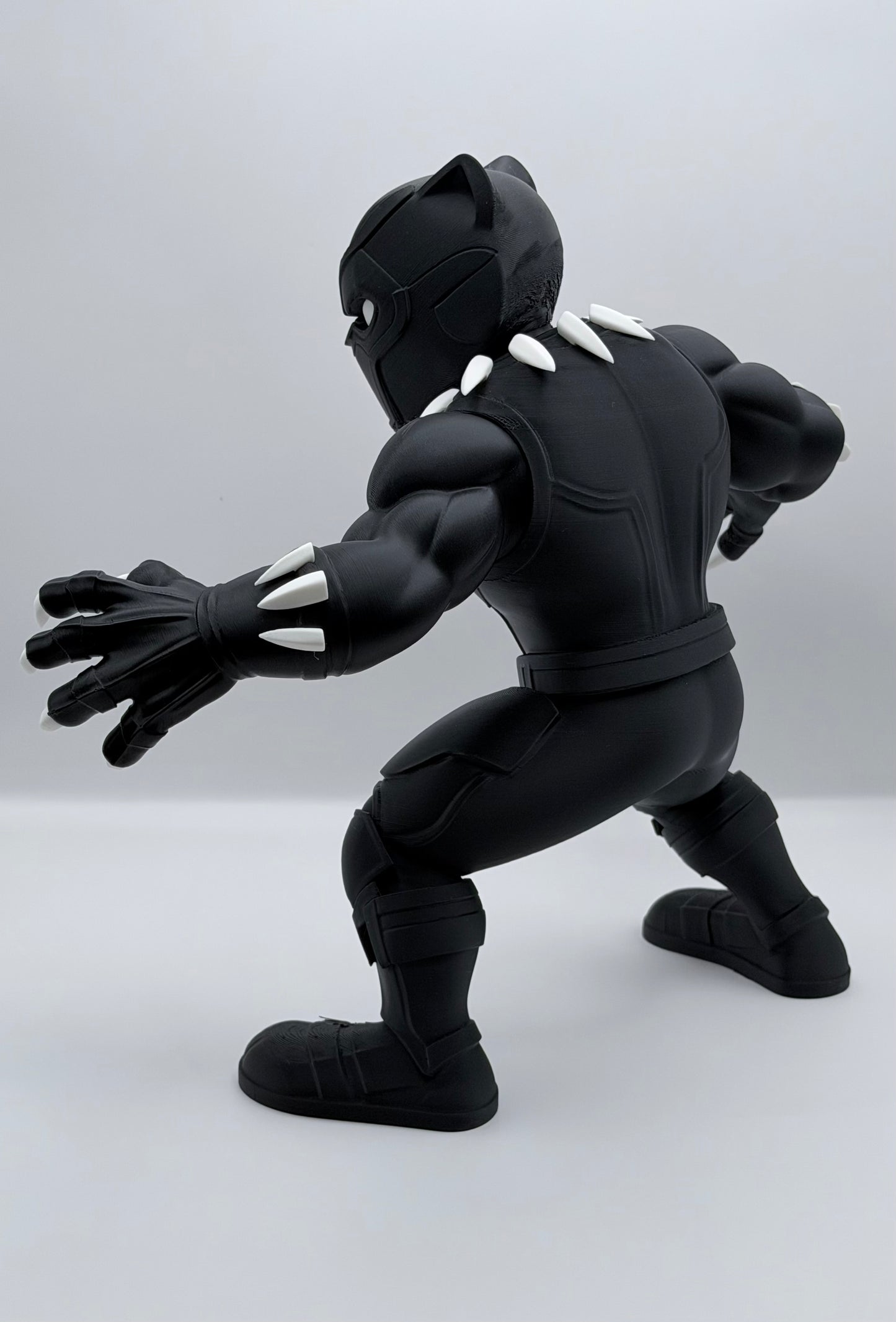 Black Panther Inspired 3D Printed Superhero Collectible Statue