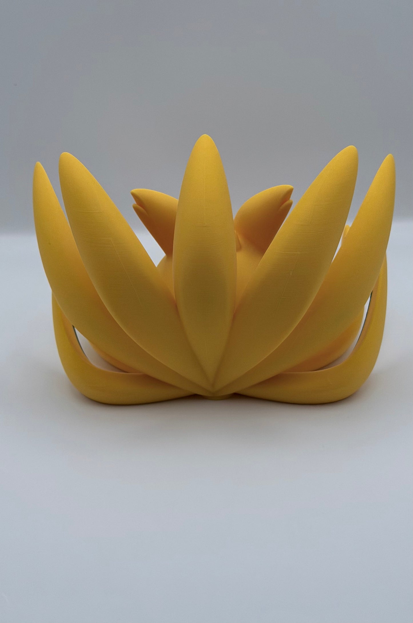Kurama Character Ball | Naruto Inspired 3D Printed Collectible | Nine-Tailed Fox Display Decor