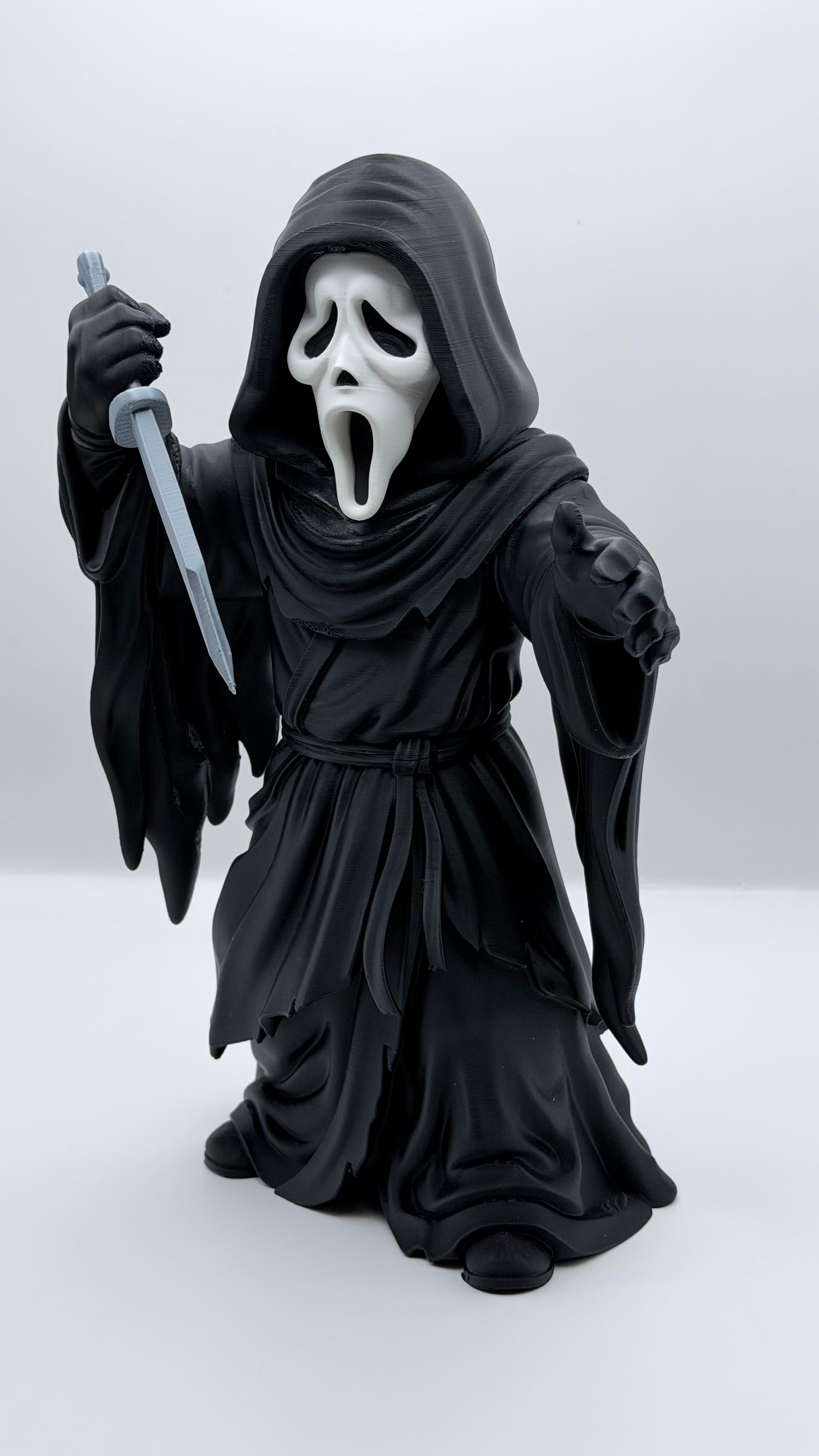 Ghostface Scream Inspired 3D Printed Horror Collectible Statue