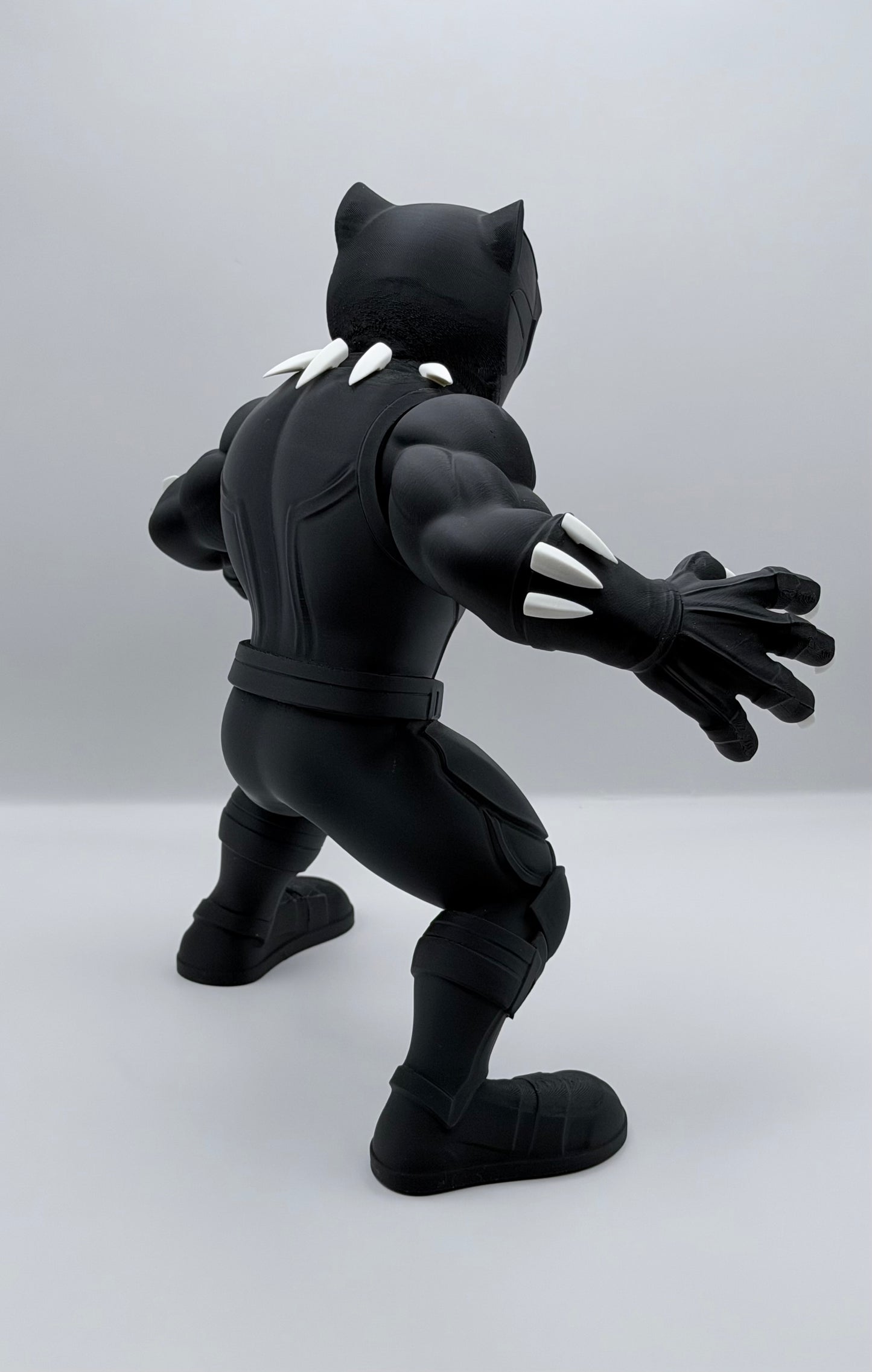 Black Panther Inspired 3D Printed Superhero Collectible Statue