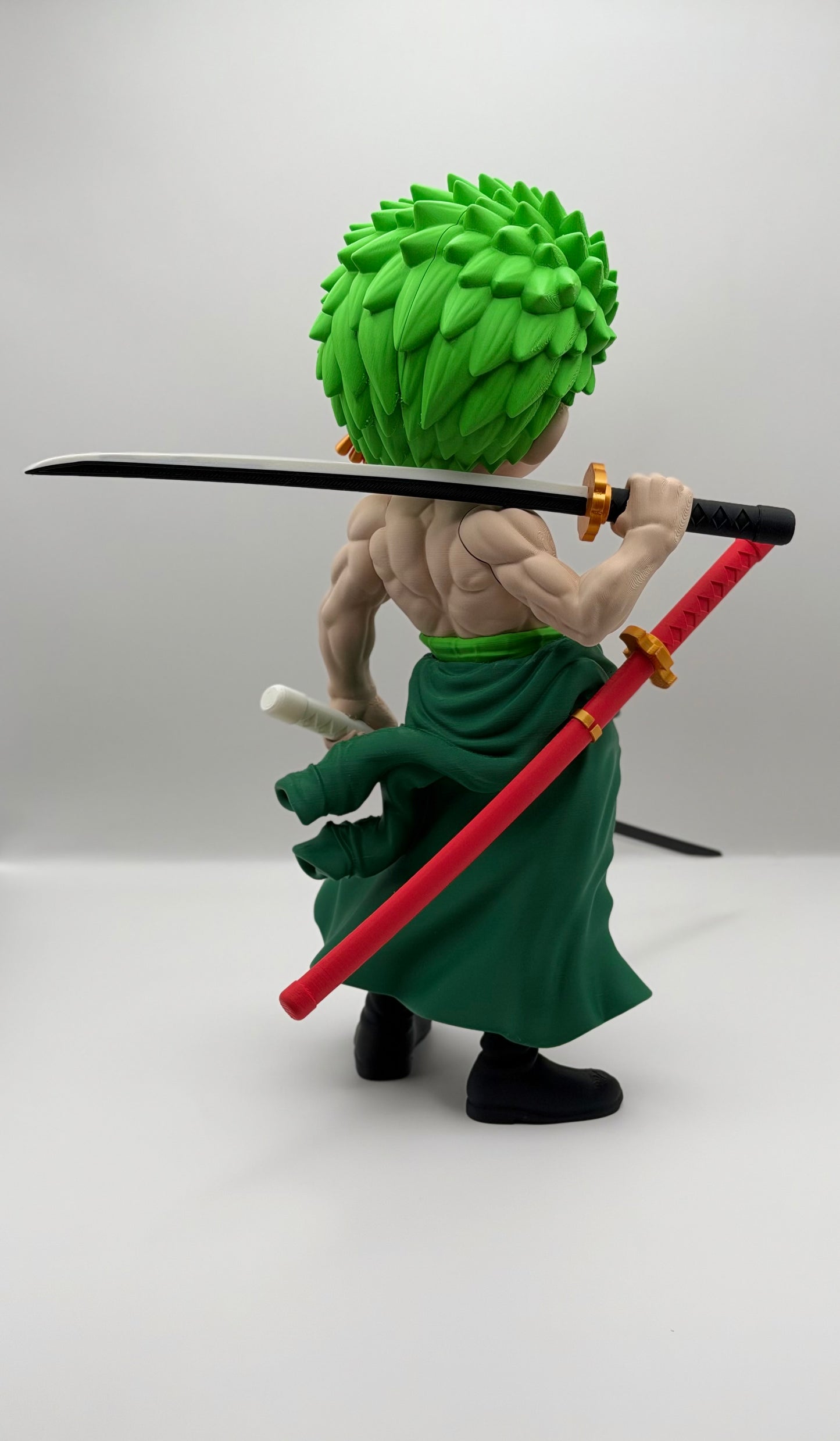 Roronoa Zoro Inspired 12–13” Anime Statue | Premium 3D Printed One Piece Collectible Figure