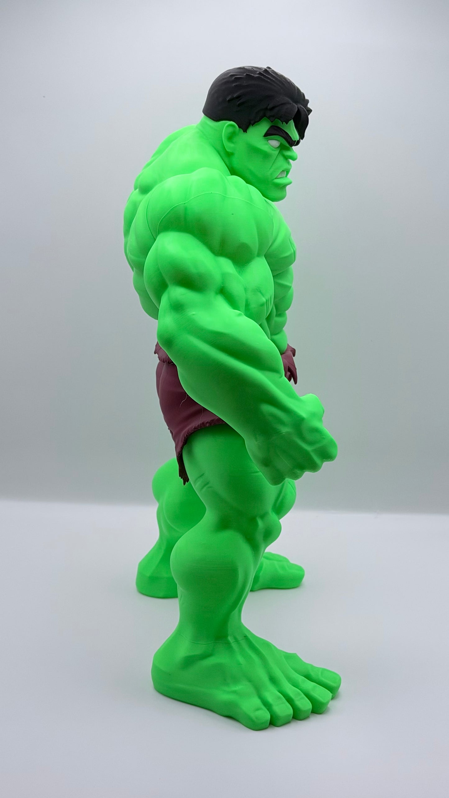 Hulk Statue | Marvel Inspired 15” 3D Printed Collectible | Superhero Display Figure Decor