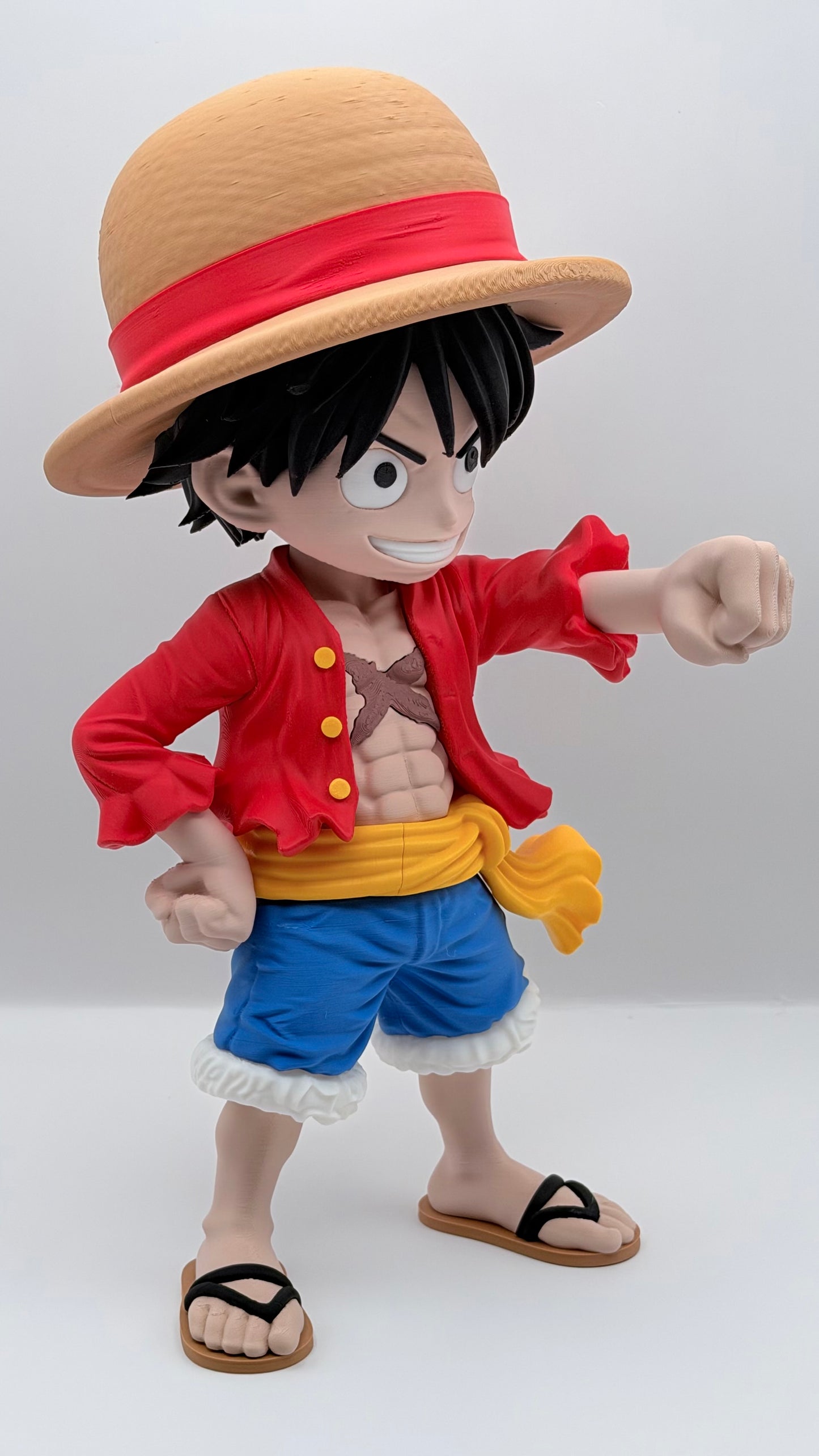 Luffy Inspired 3D Printed Anime Collectible Statue