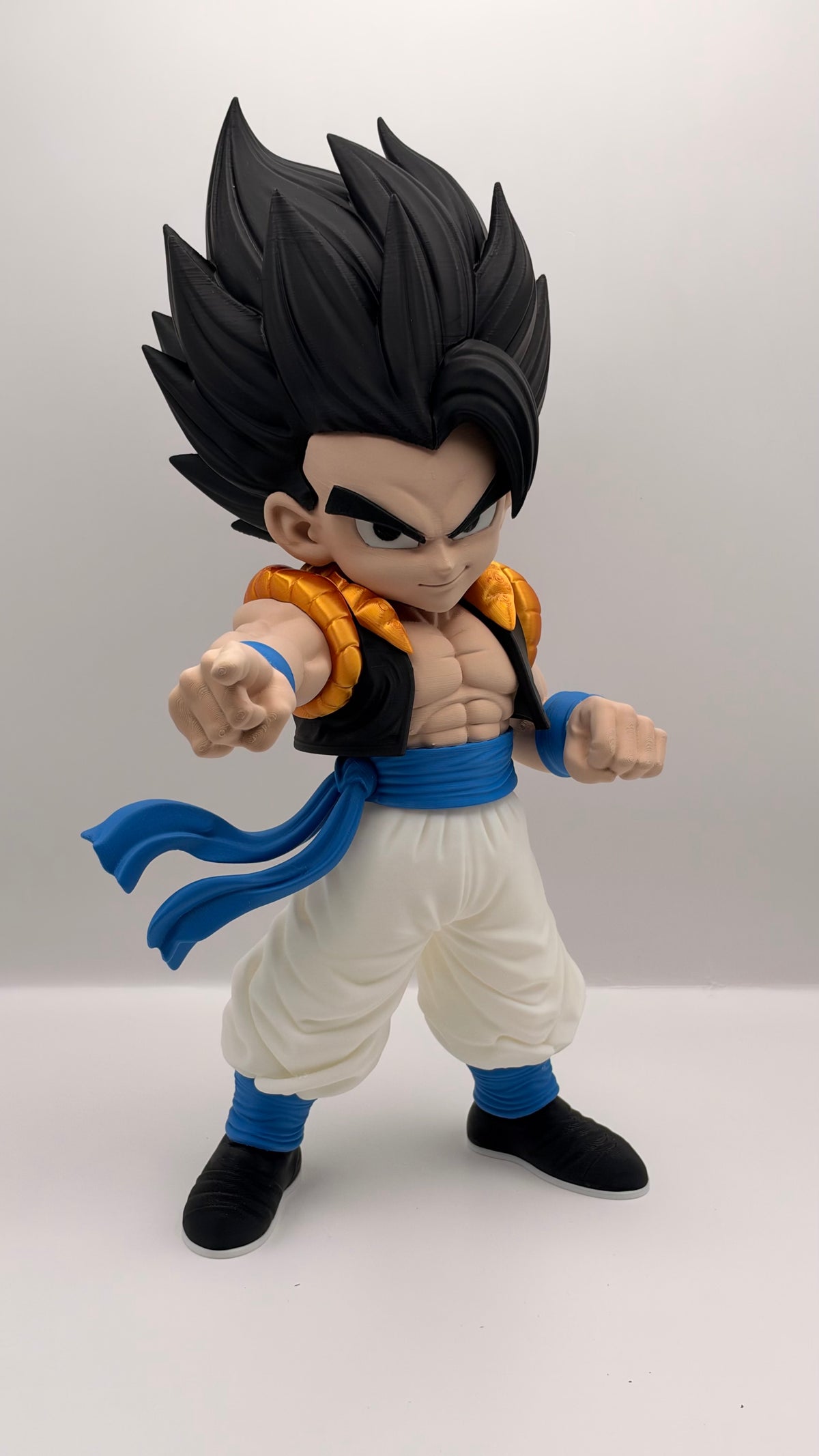 Gogeta Base Form Statue | Dragon Ball Inspired 3D Printed Anime Collectible