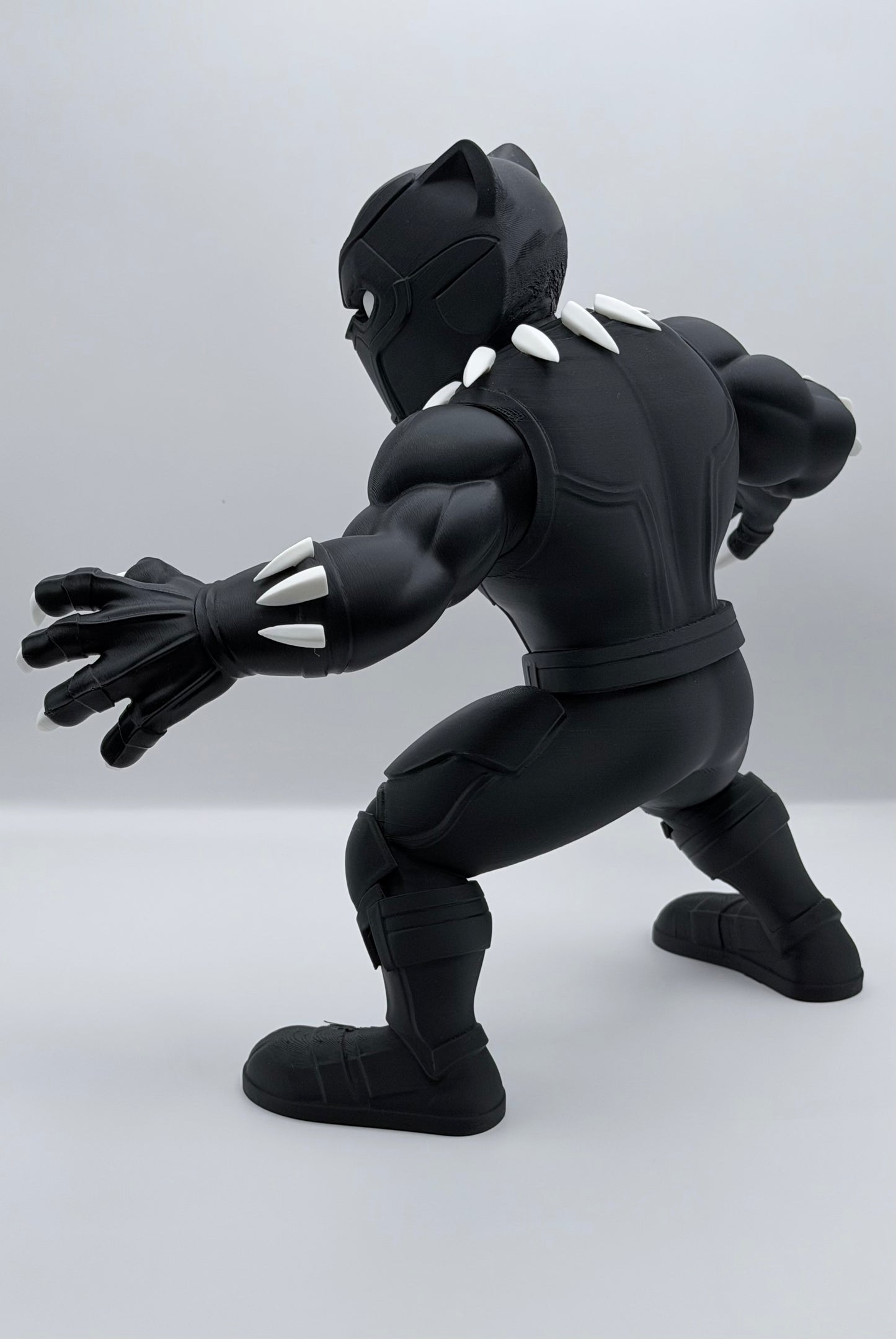 Black Panther Inspired 3D Printed Superhero Collectible Statue