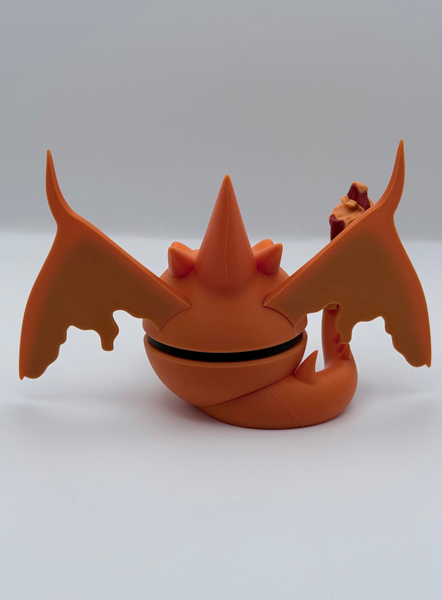 Mega Charizard Y Inspired Character Ball | Premium 3D Printed Pokémon Display Collectible | SnapLayerCreations
