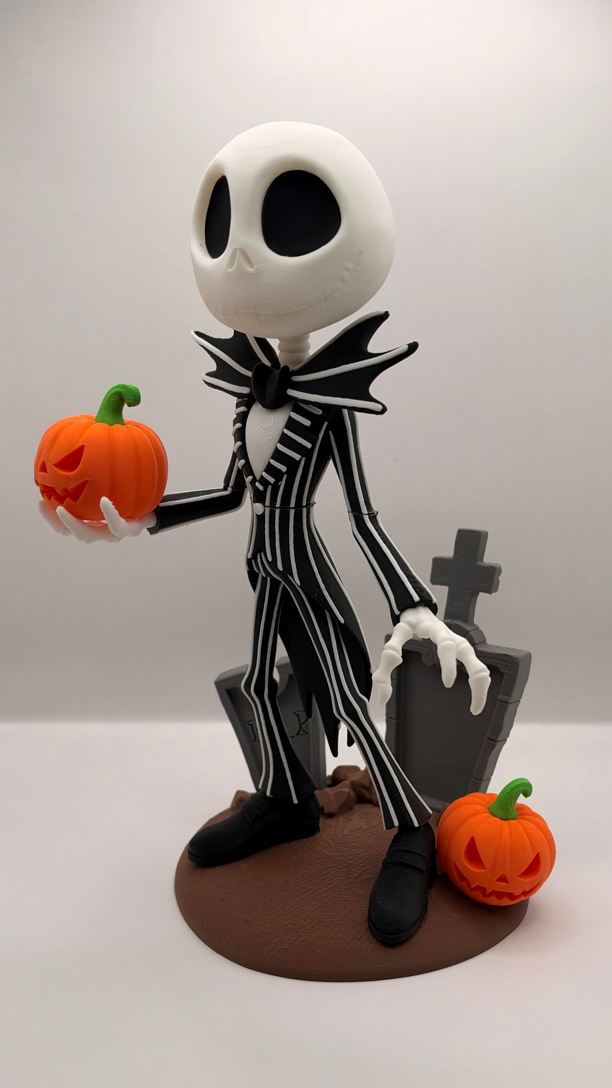 Jack Skellington Halloween Graveyard Statue | 3D Printed Nightmare Before Christmas Inspired Collectible