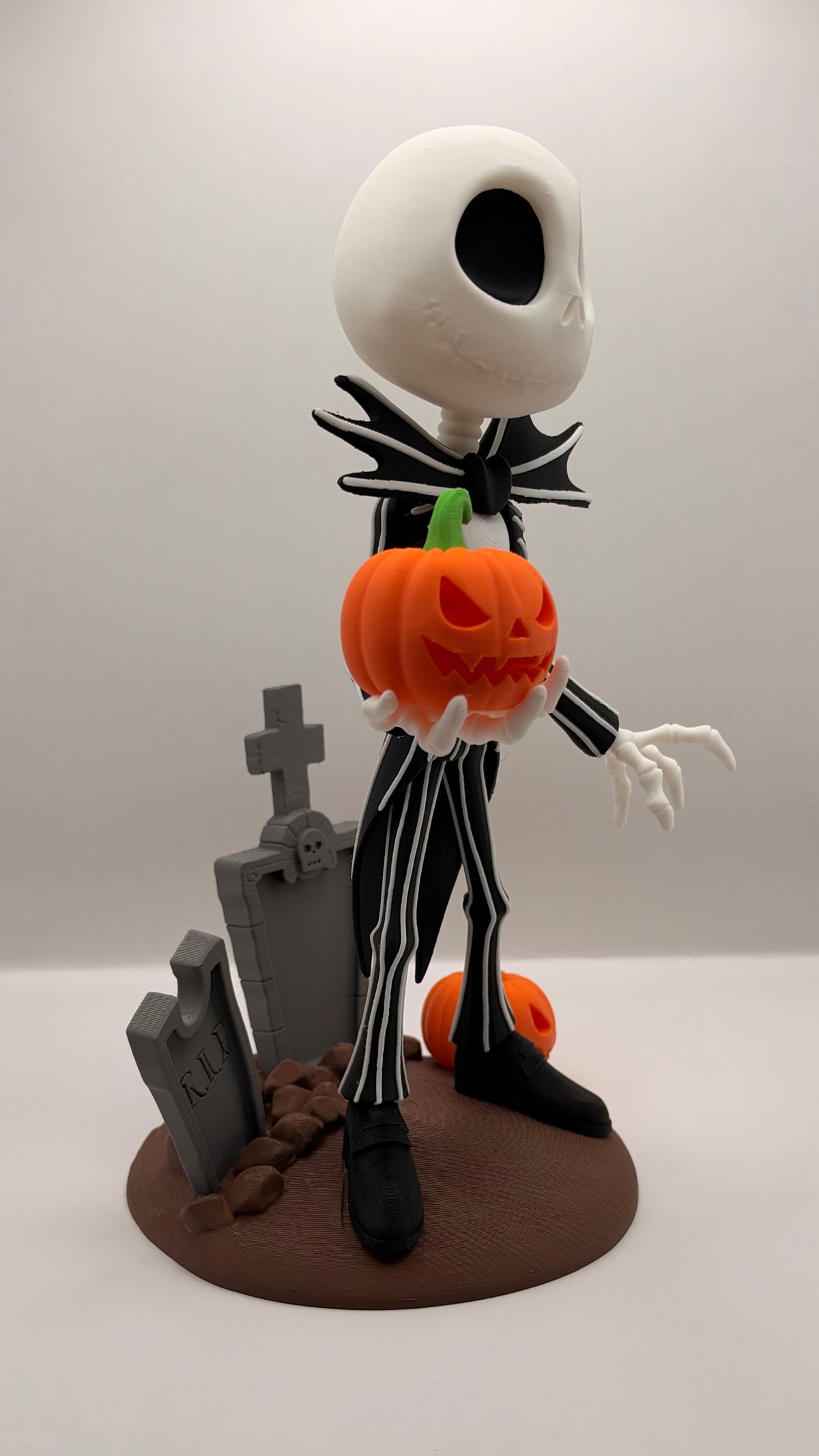 Jack Skellington Halloween Graveyard Statue | 3D Printed Nightmare Before Christmas Inspired Collectible