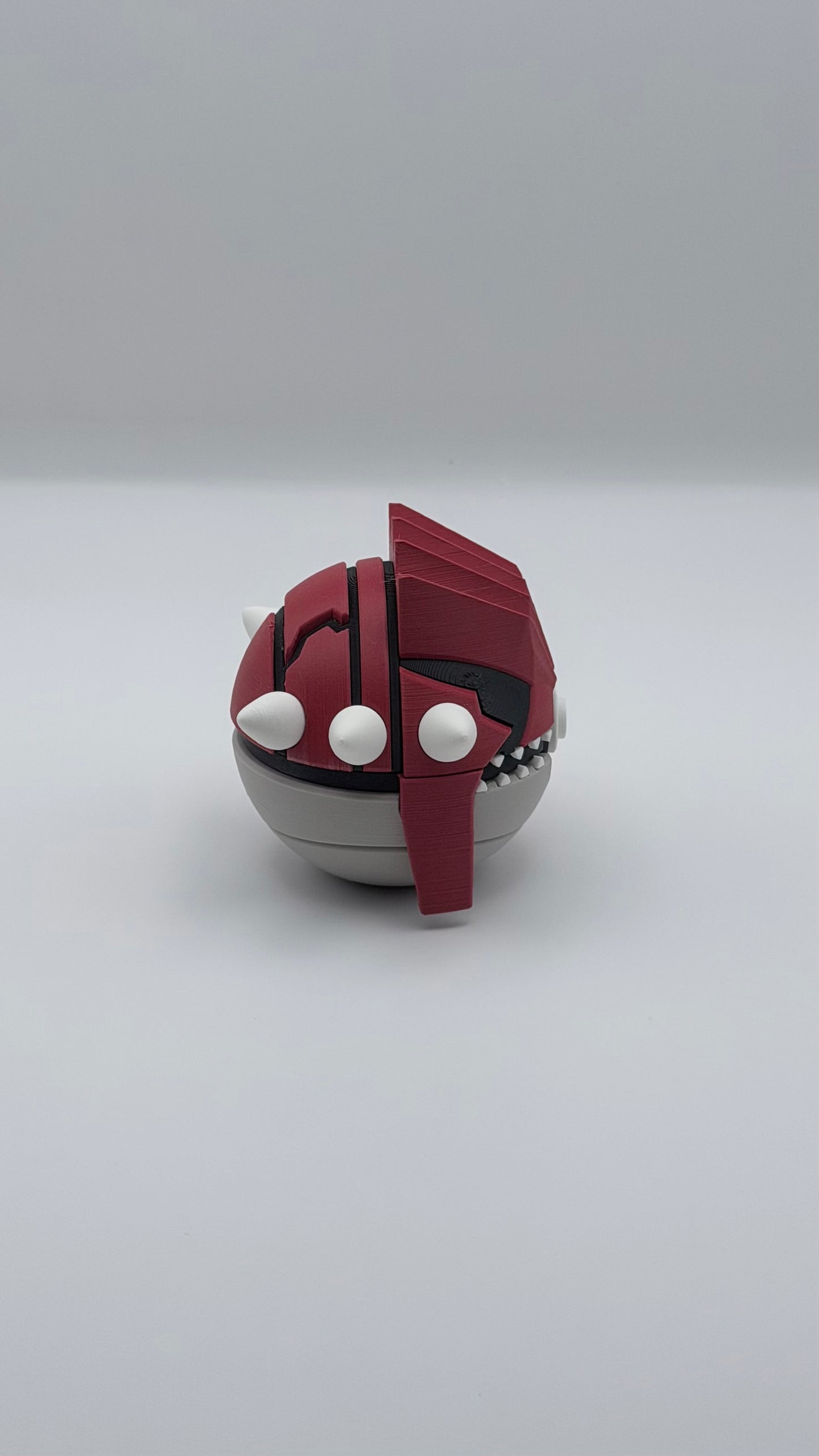 Groudon Inspired Character Ball – Premium 3D Printed Pokémon Display Collectible