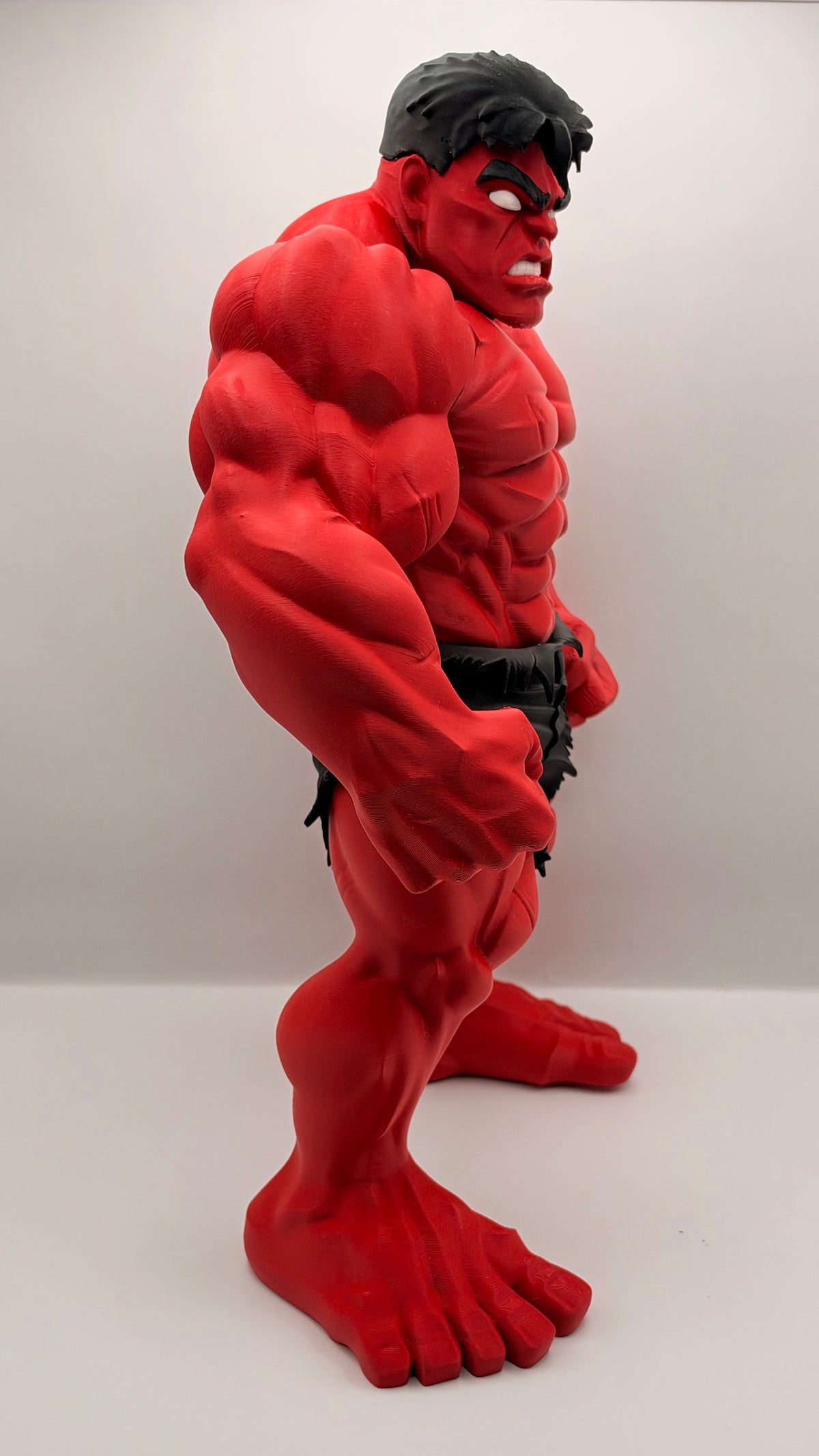 Red Hulk Statue | Marvel Inspired 15” 3D Printed Collectible | Superhero Display Figure Decor (Copy)