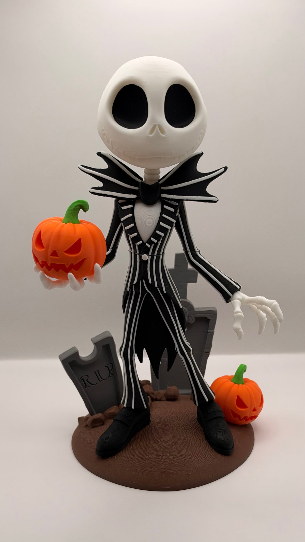 Jack Skellington Halloween Graveyard Statue | 3D Printed Nightmare Before Christmas Inspired Collectible