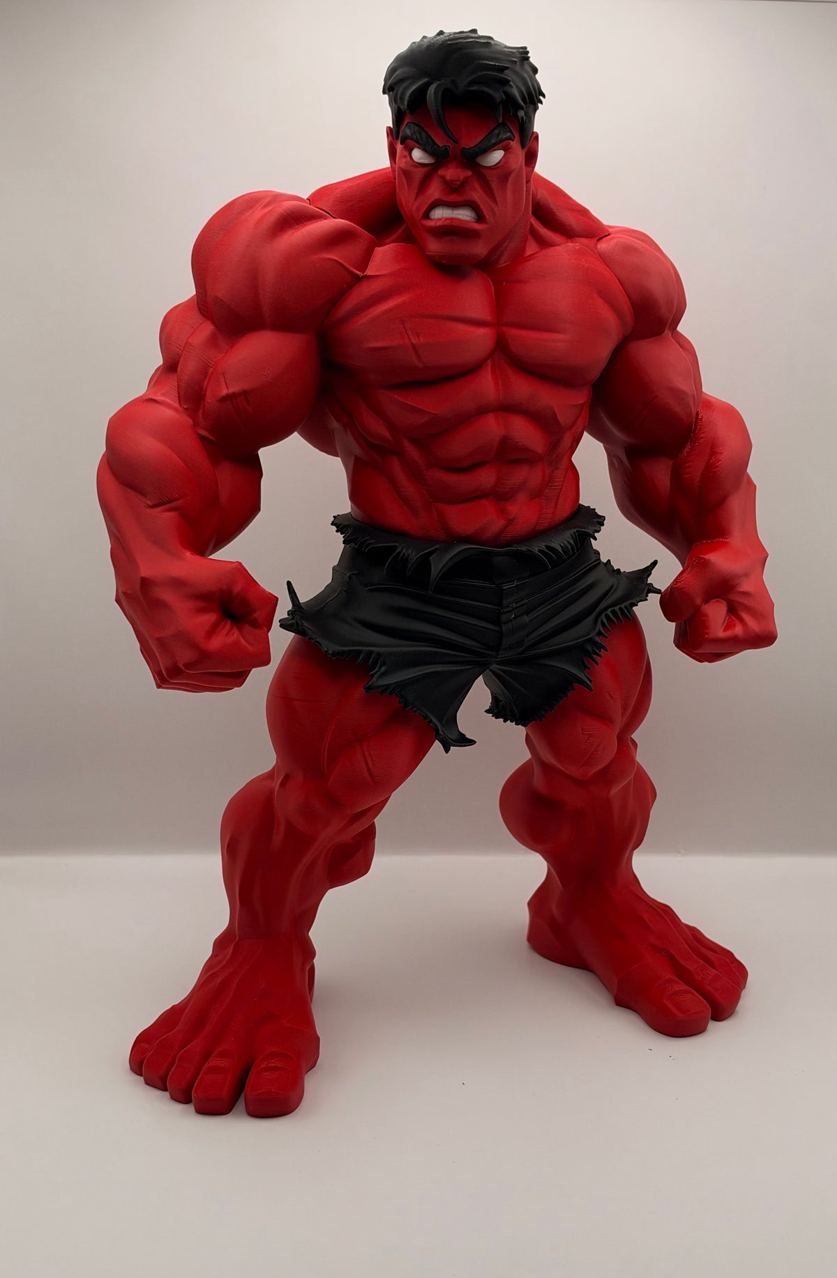 Red Hulk Statue | Marvel Inspired 15” 3D Printed Collectible | Superhero Display Figure Decor (Copy)