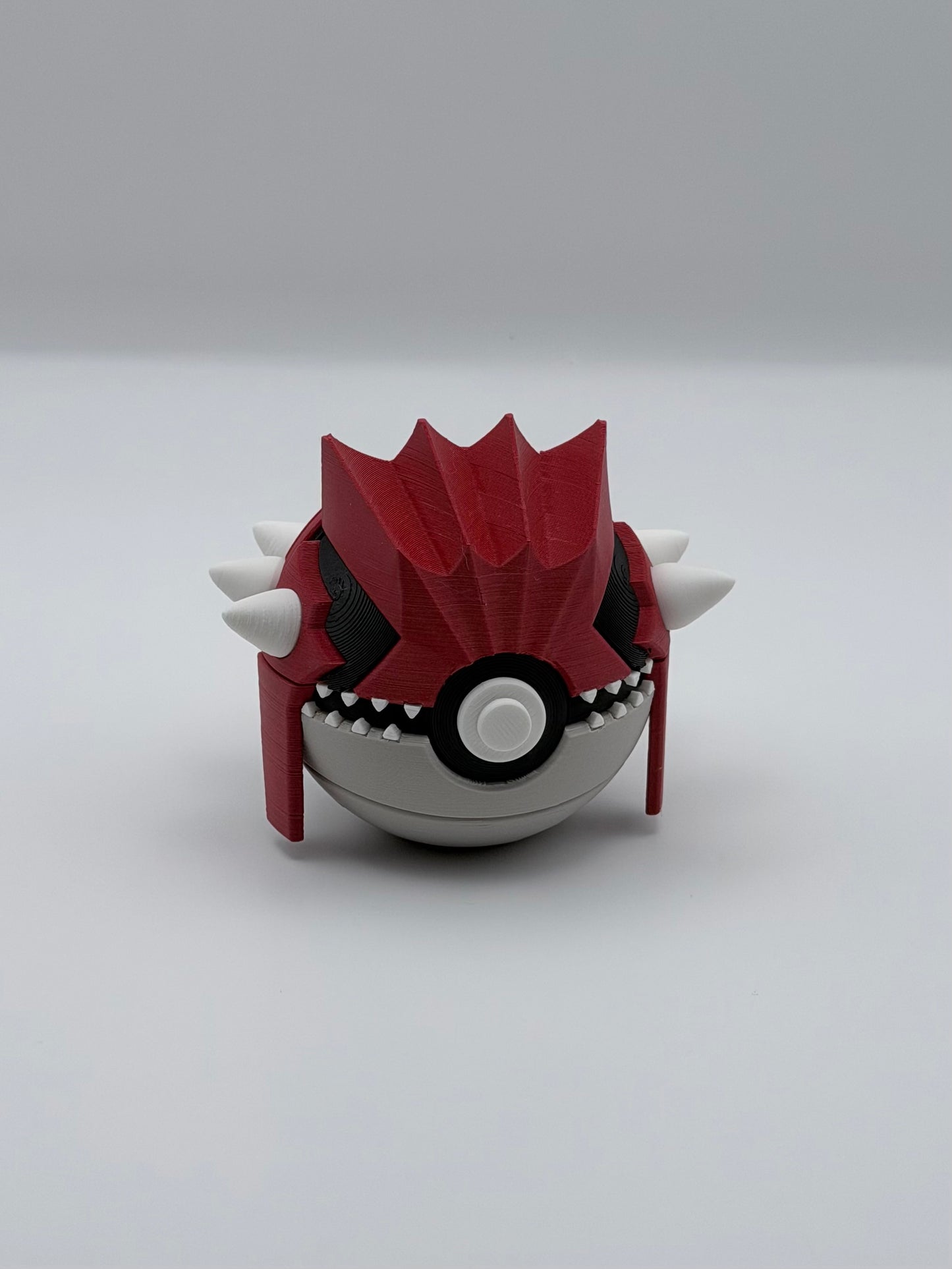 Groudon Inspired Character Ball – Premium 3D Printed Pokémon Display Collectible
