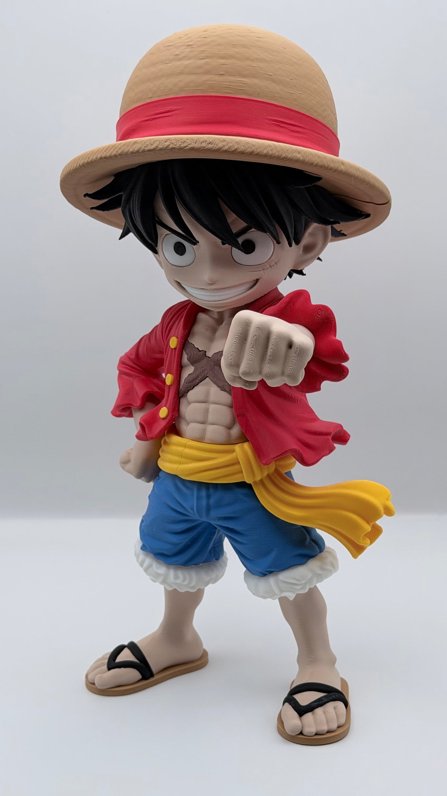 Luffy Inspired 3D Printed Anime Collectible Statue