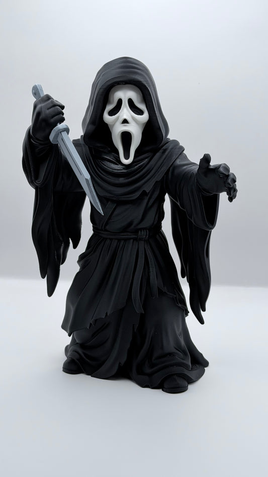 Ghostface Scream Inspired 3D Printed Horror Collectible Statue