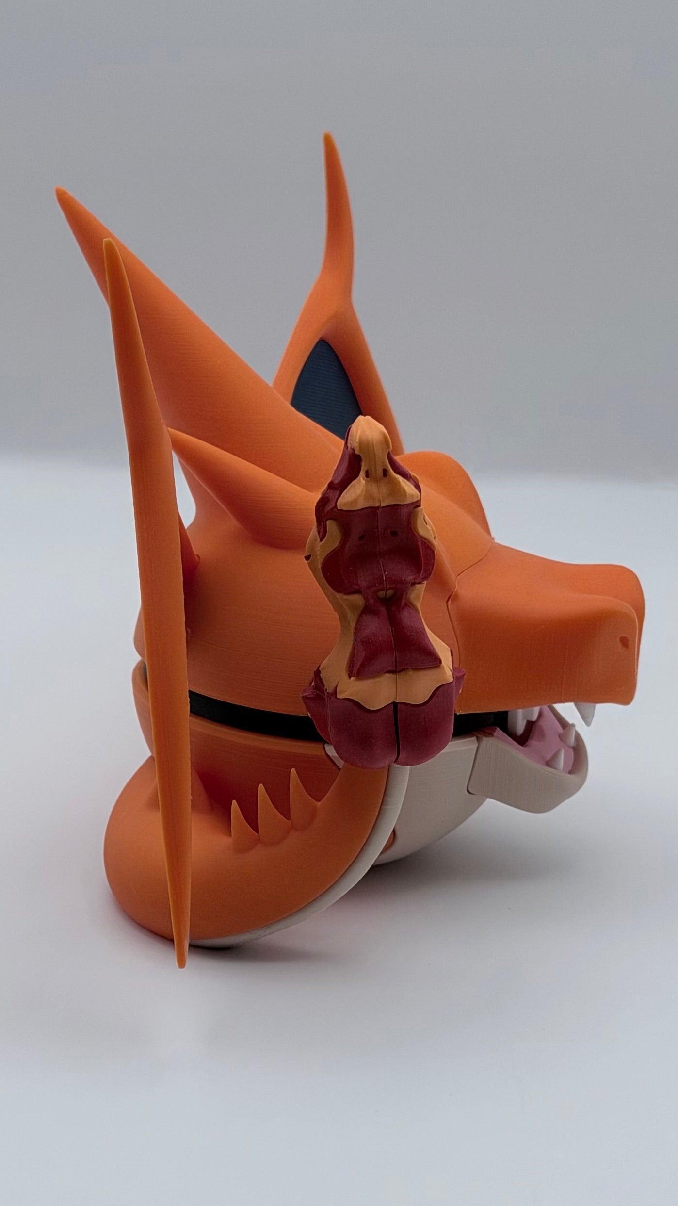 Mega Charizard Y Inspired Character Ball | Premium 3D Printed Pokémon Display Collectible | SnapLayerCreations