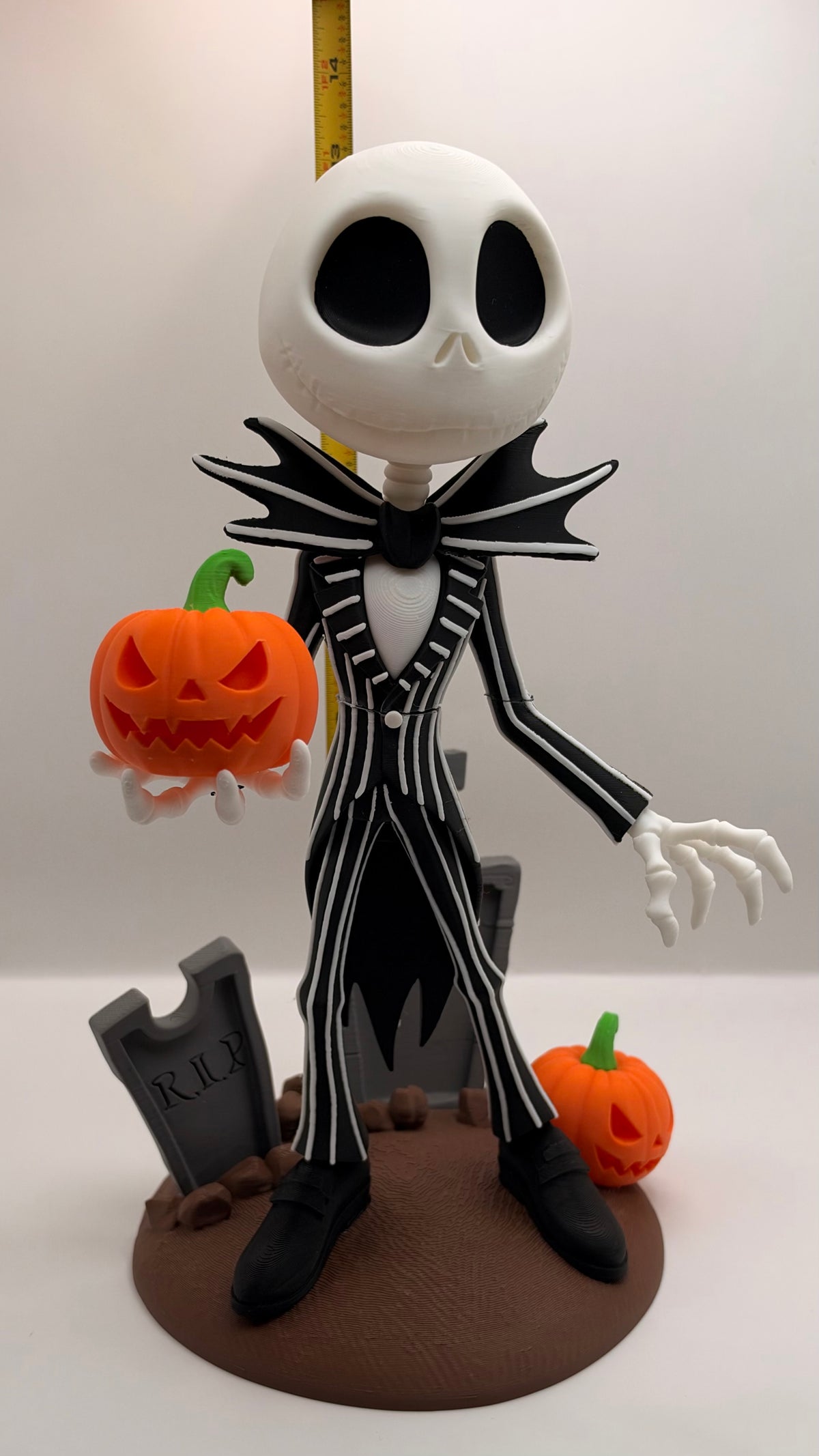 Jack Skellington Halloween Graveyard Statue | 3D Printed Nightmare Before Christmas Inspired Collectible