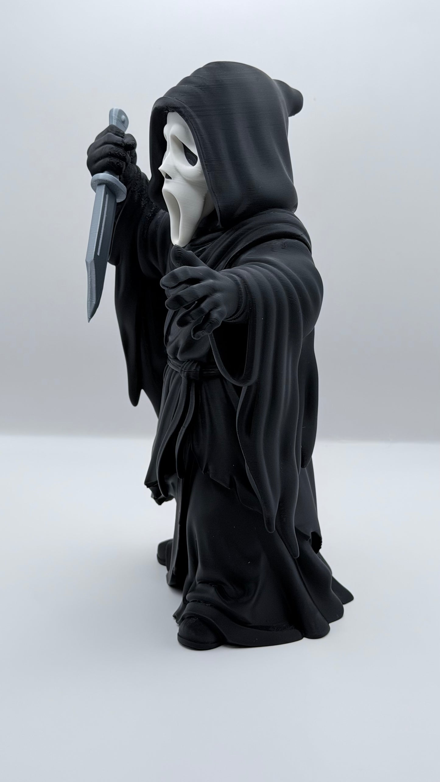 Ghostface Scream Inspired 3D Printed Horror Collectible Statue