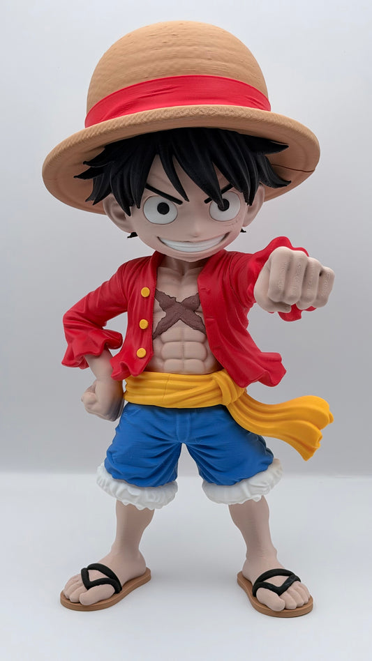 Luffy Inspired 3D Printed Anime Collectible Statue