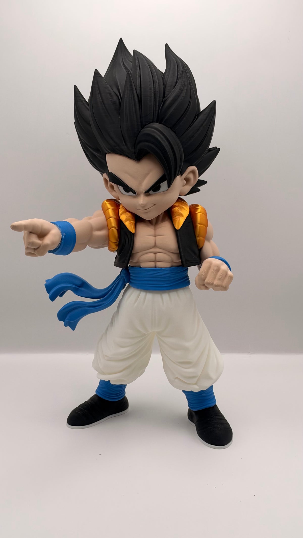 Gogeta Base Form Statue | Dragon Ball Inspired 3D Printed Anime Collectible