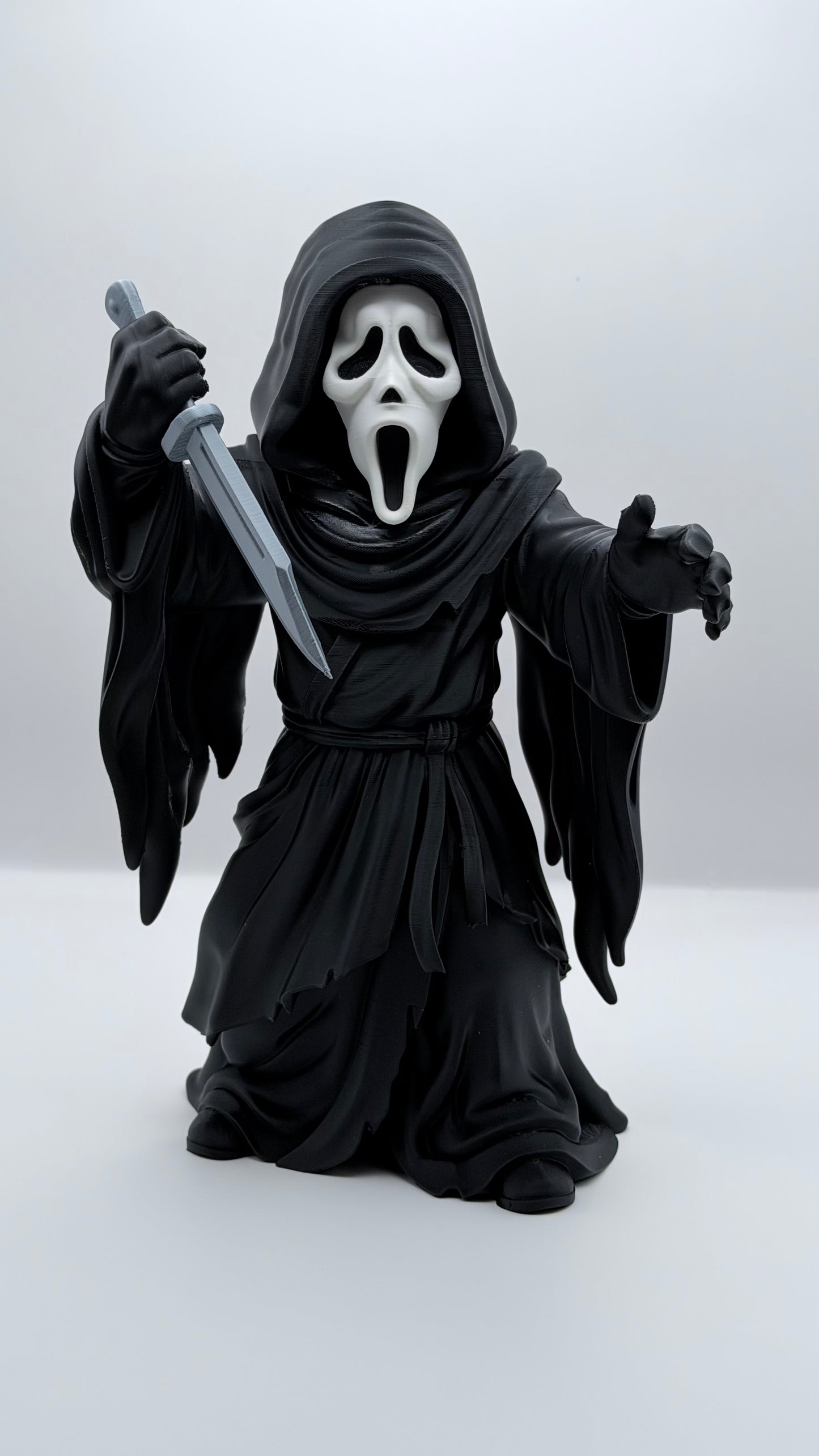 Ghostface Scream Inspired 3D Printed Horror Collectible Statue