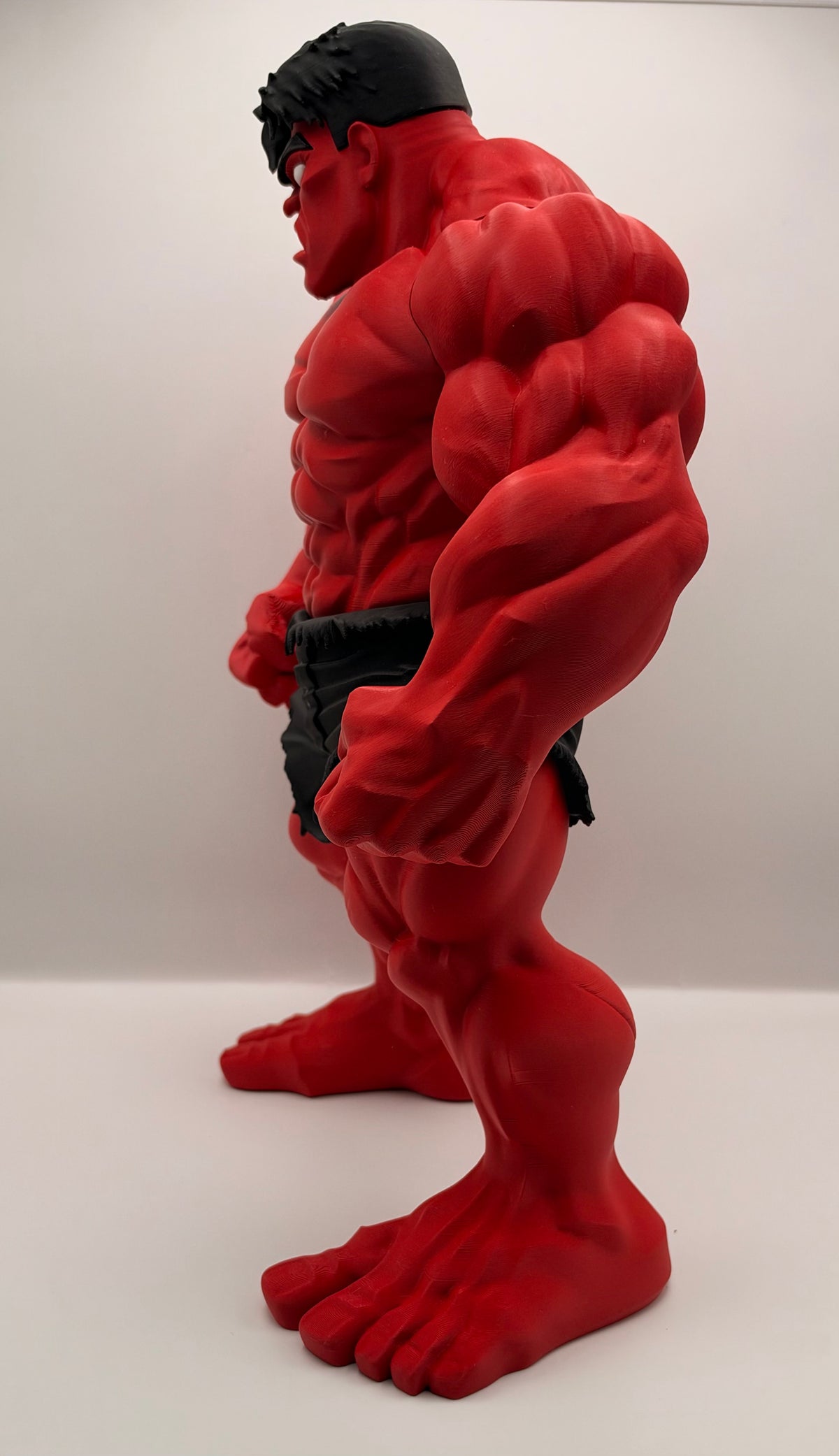 Red Hulk Statue | Marvel Inspired 15” 3D Printed Collectible | Superhero Display Figure Decor (Copy)