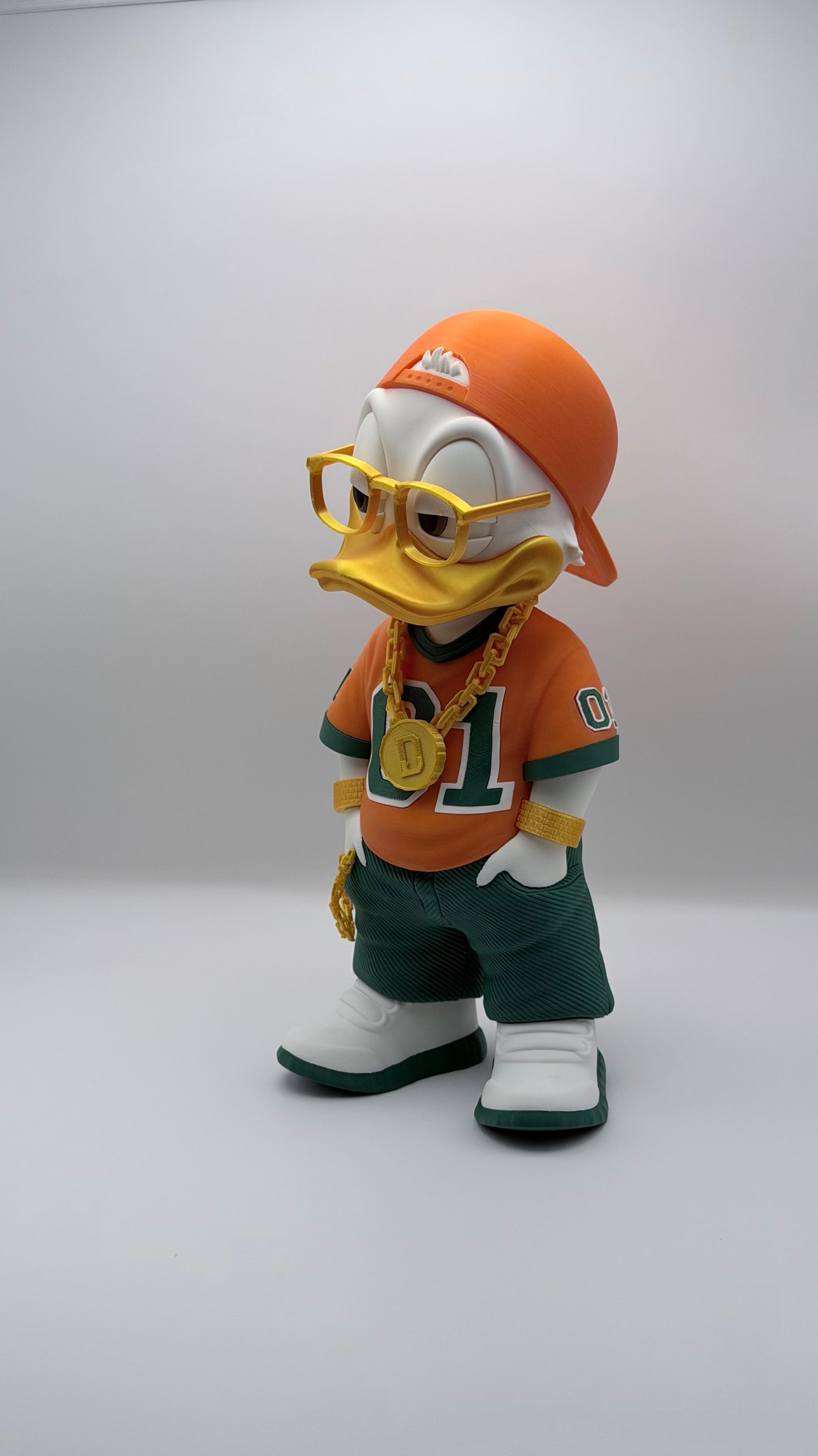 Urban Donald Duck Style 3D Printed Figure 11 Inch Collectible Desk Decor Toy
