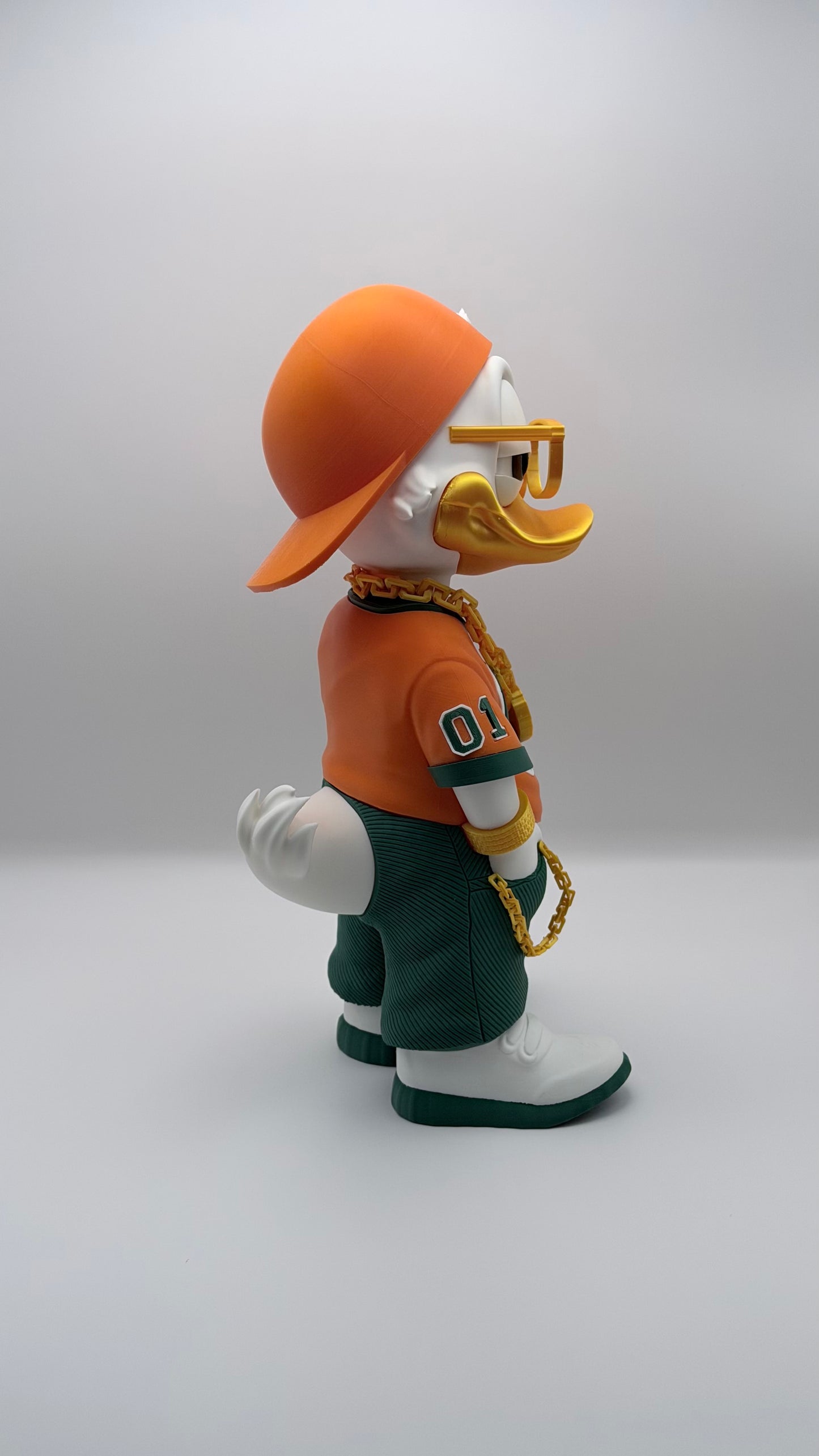 Urban Donald Duck Style 3D Printed Figure 11 Inch Collectible Desk Decor Toy