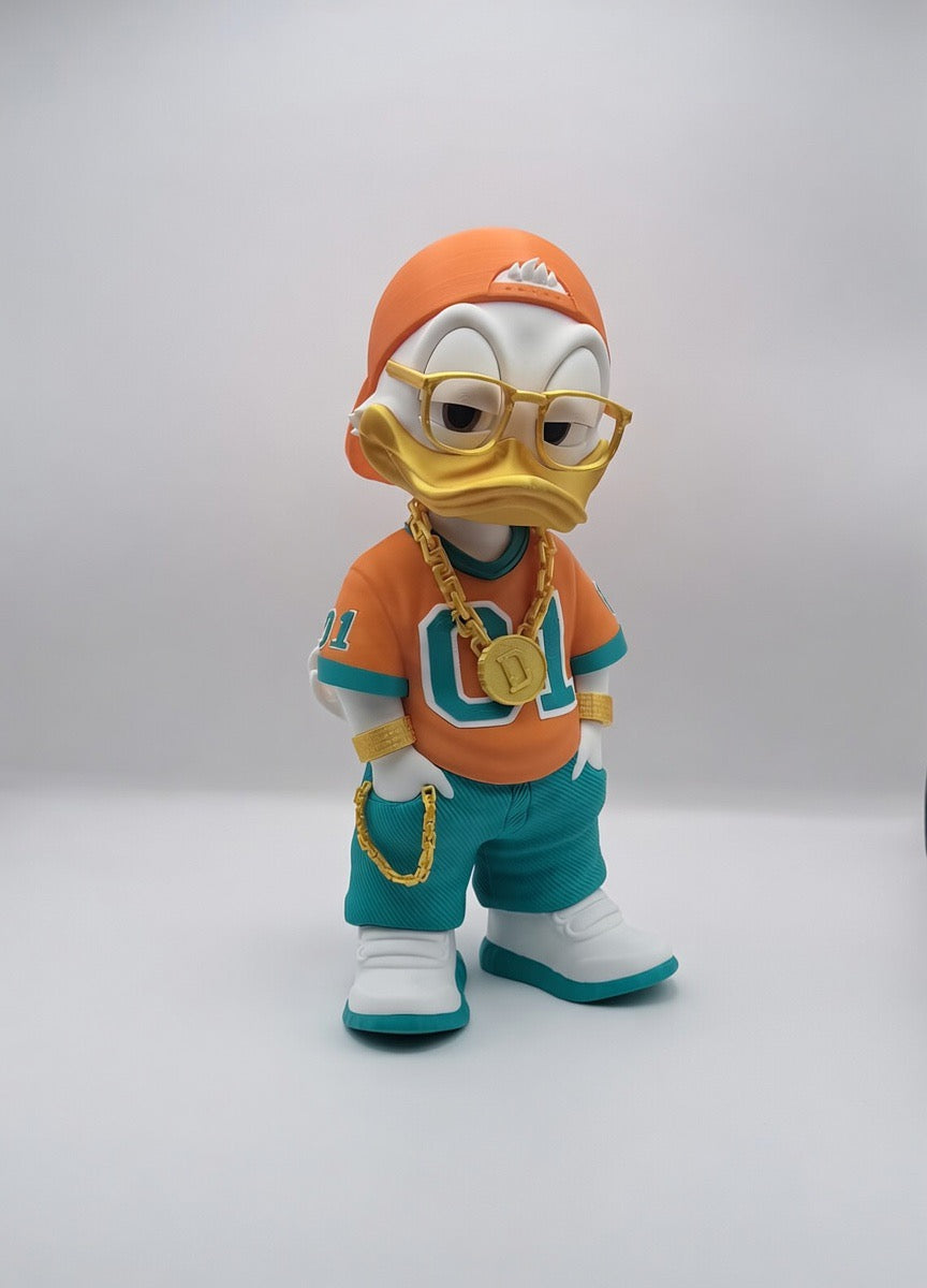 Urban Donald Duck Style 3D Printed Figure 11 Inch Collectible Desk Decor Toy