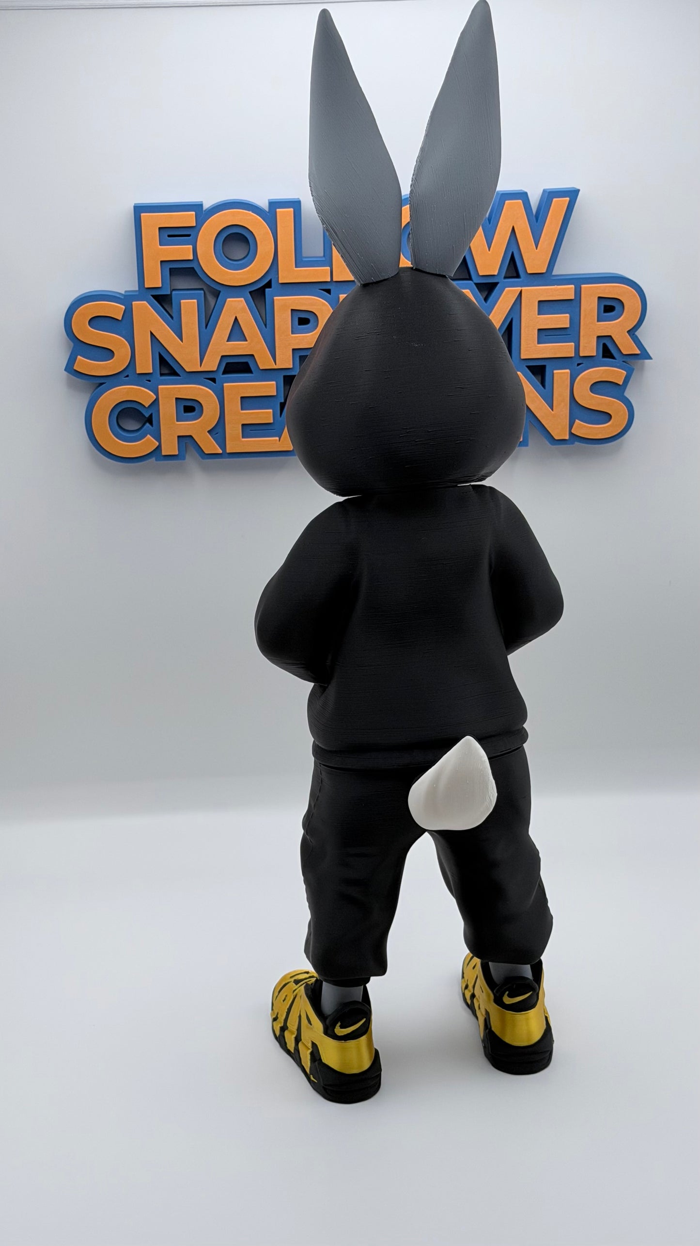 Urban Bugs Bunny 3D Print | 13” Streetwear Style Figure | Custom Cartoon Collectible | Desk Setup Decor | Unique Gift