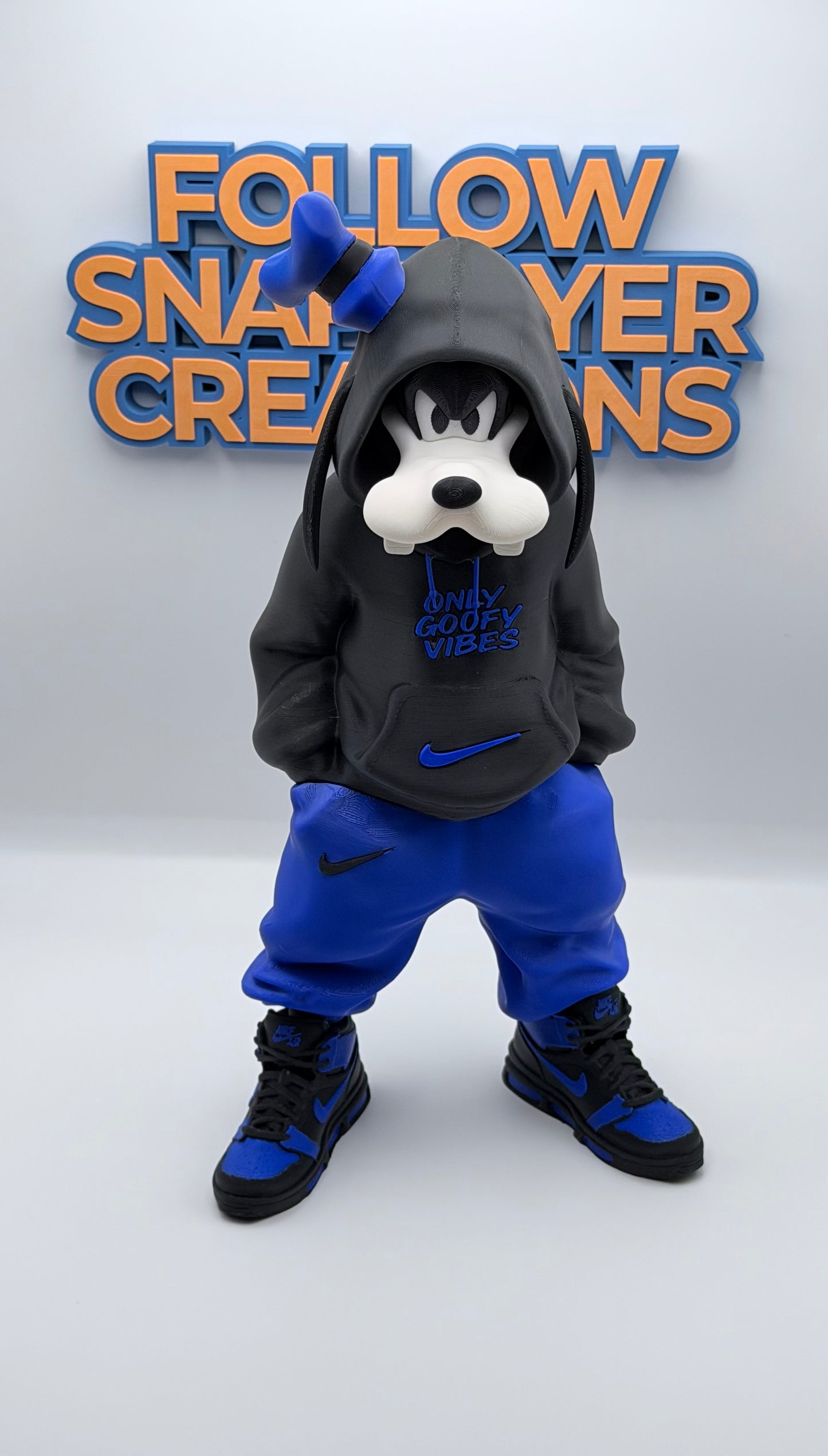 Urban Goofy Inspired 3D Print | Street Style Cartoon Decor Figure