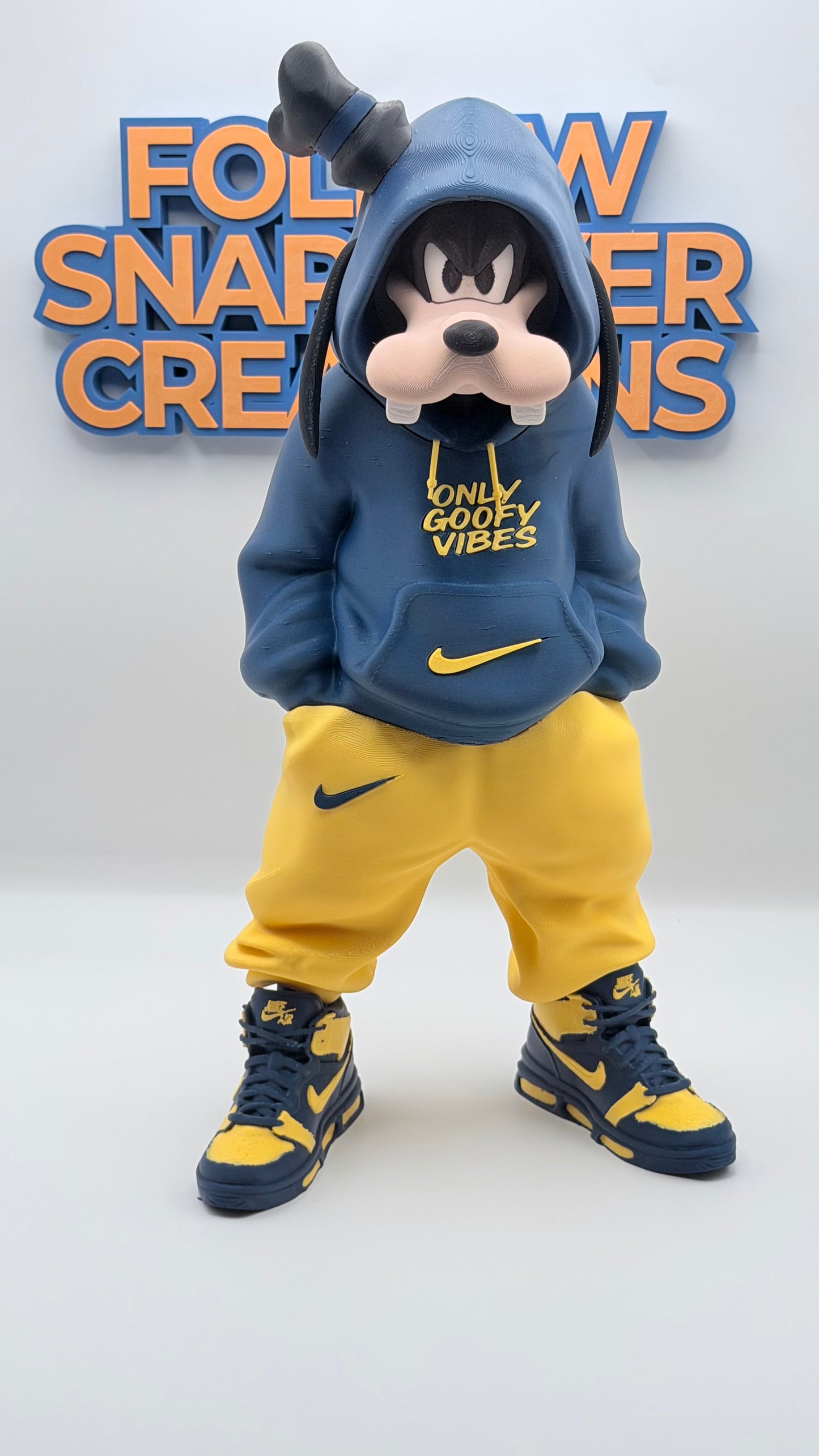Urban Goofy Inspired 3D Print | Street Style Cartoon Decor Figure