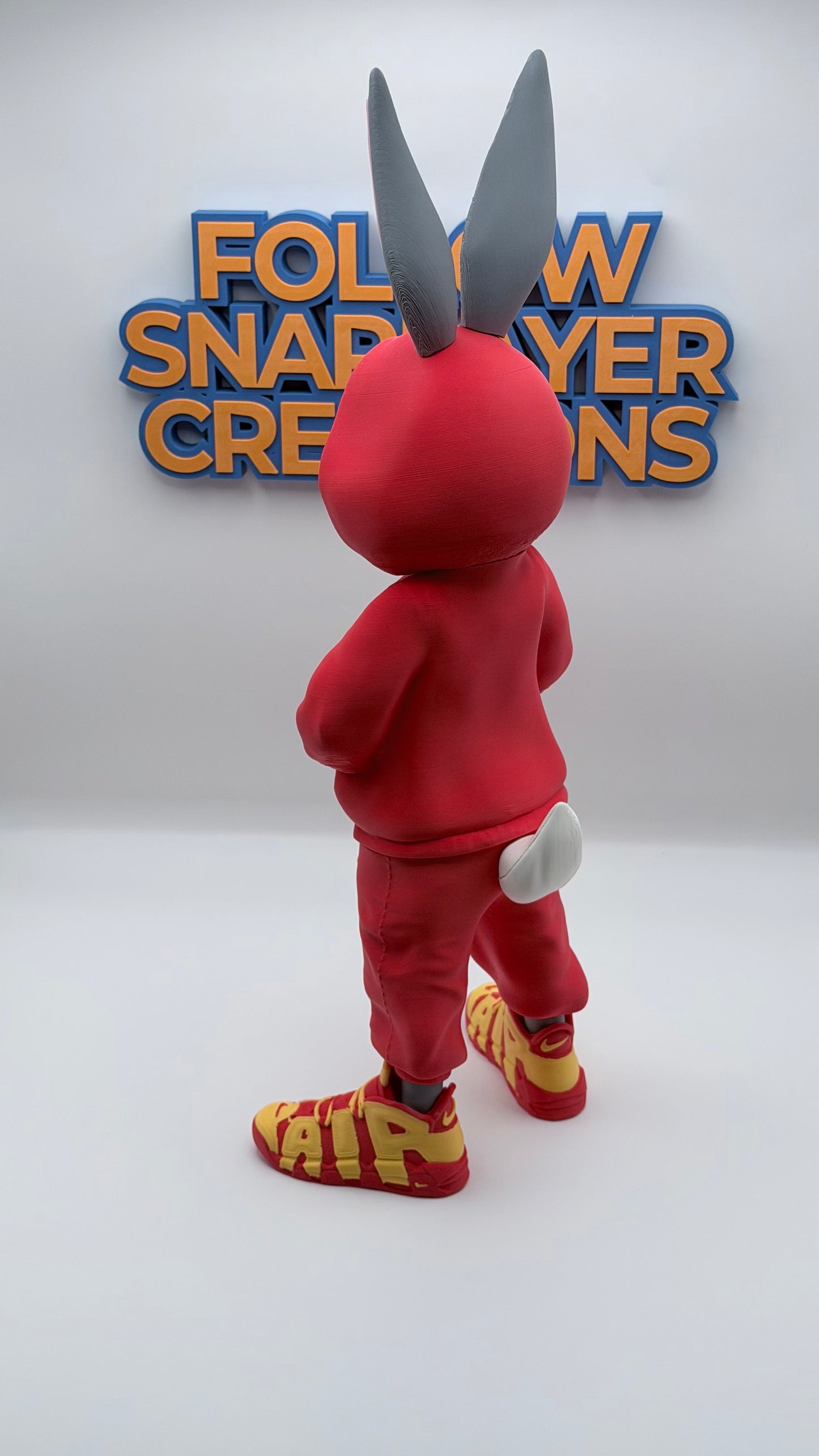 Urban Bugs Bunny 3D Print | 13” Streetwear Style Figure | Custom Cartoon Collectible | Desk Setup Decor | Unique Gift