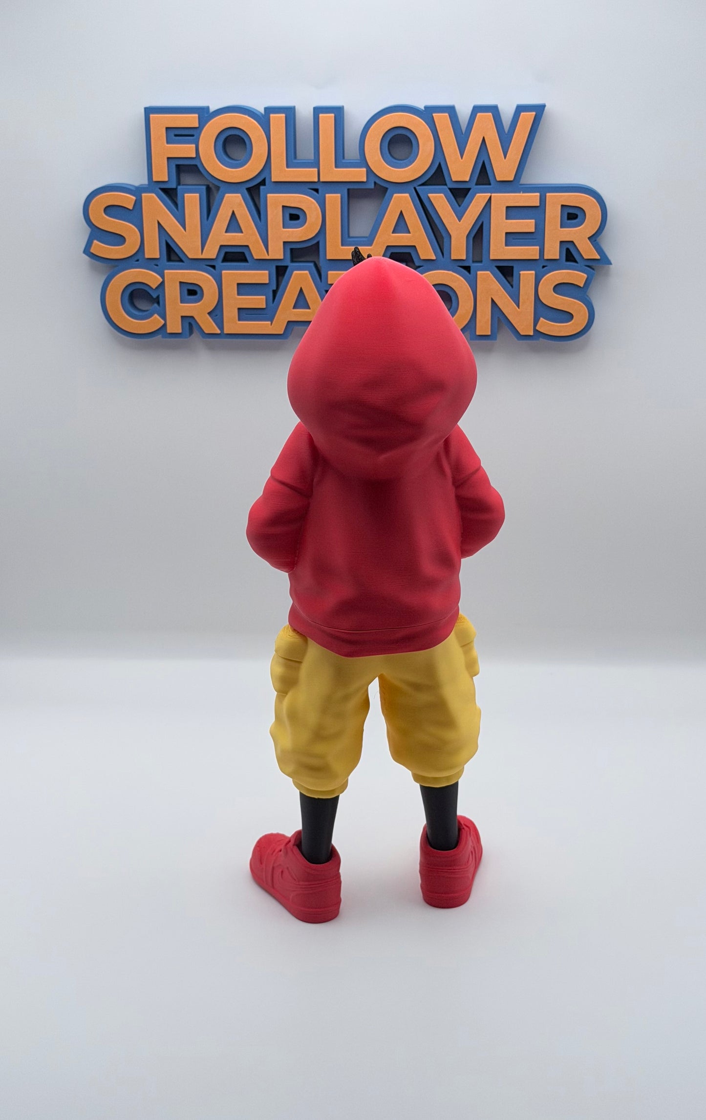 Urban Daffy Duck 3D Printed Figure | Streetwear Cartoon Collectible | 12 Inch Desk Decor | Hype Style Art Toy Gift