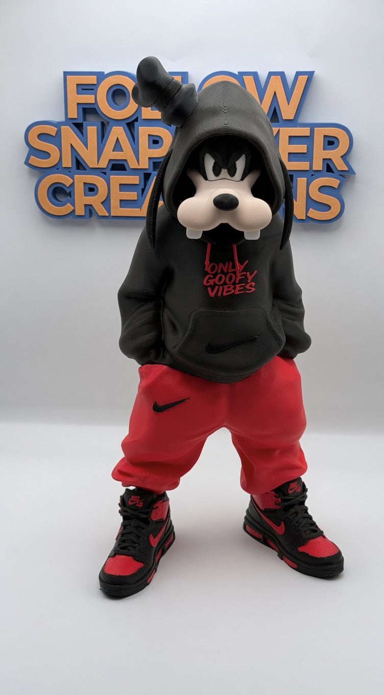 Urban Goofy Inspired 3D Print | Street Style Cartoon Decor Figure