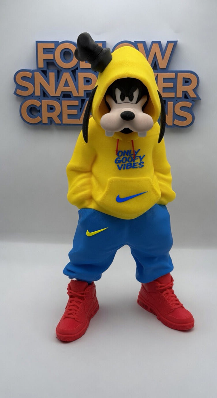 Urban Goofy Inspired 3D Print | Street Style Cartoon Decor Figure