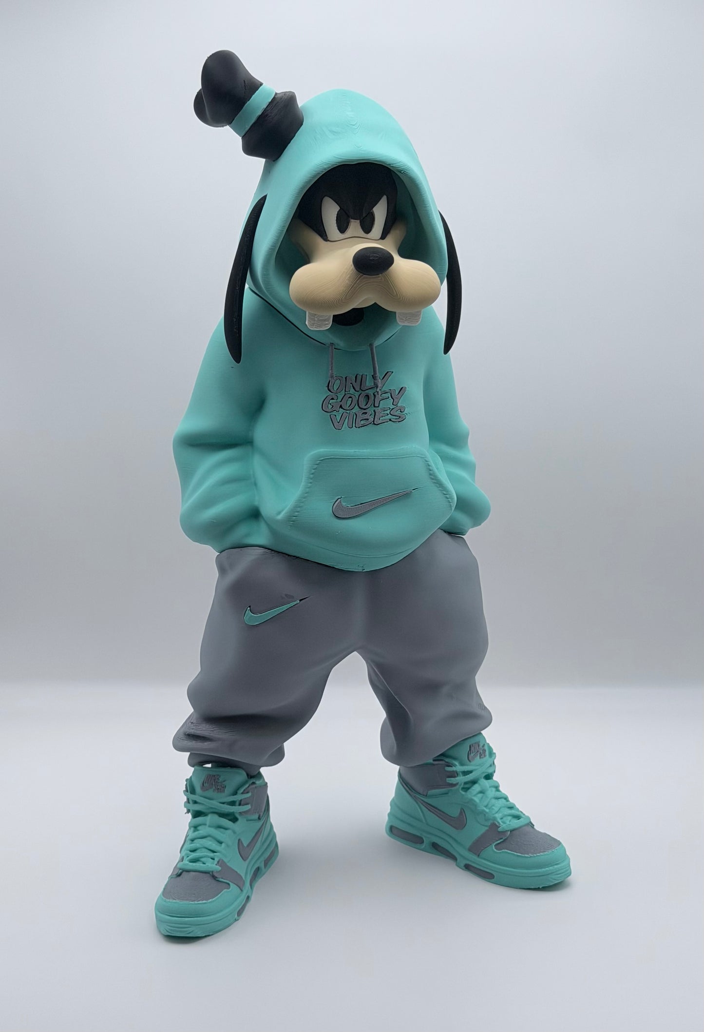Urban Goofy Inspired 3D Print | Street Style Cartoon Decor Figure