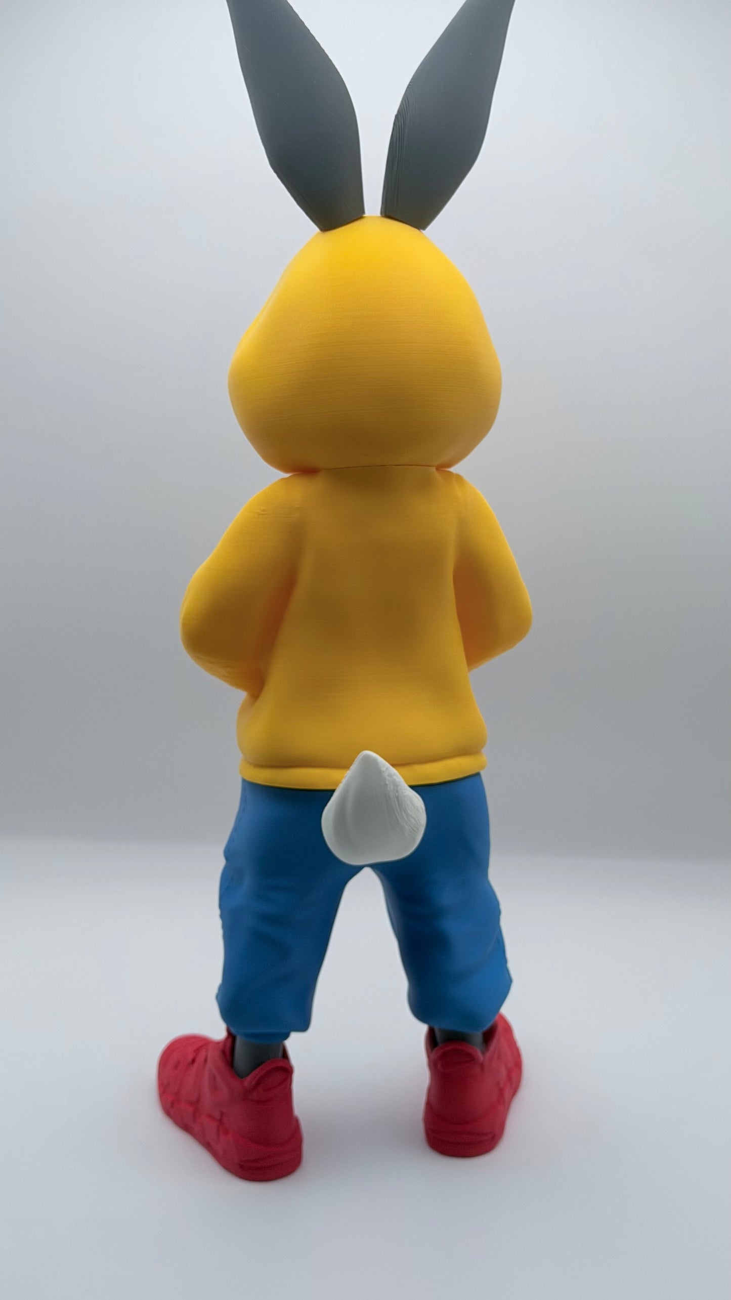 Urban Bugs Bunny 3D Print | 13” Streetwear Style Figure | Custom Cartoon Collectible | Desk Setup Decor | Unique Gift