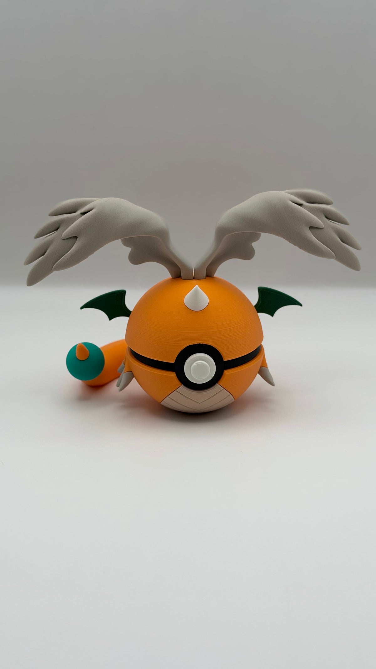 Mega Dragonite Poké Ball | 3D Printed Dragon Fusion Collectible