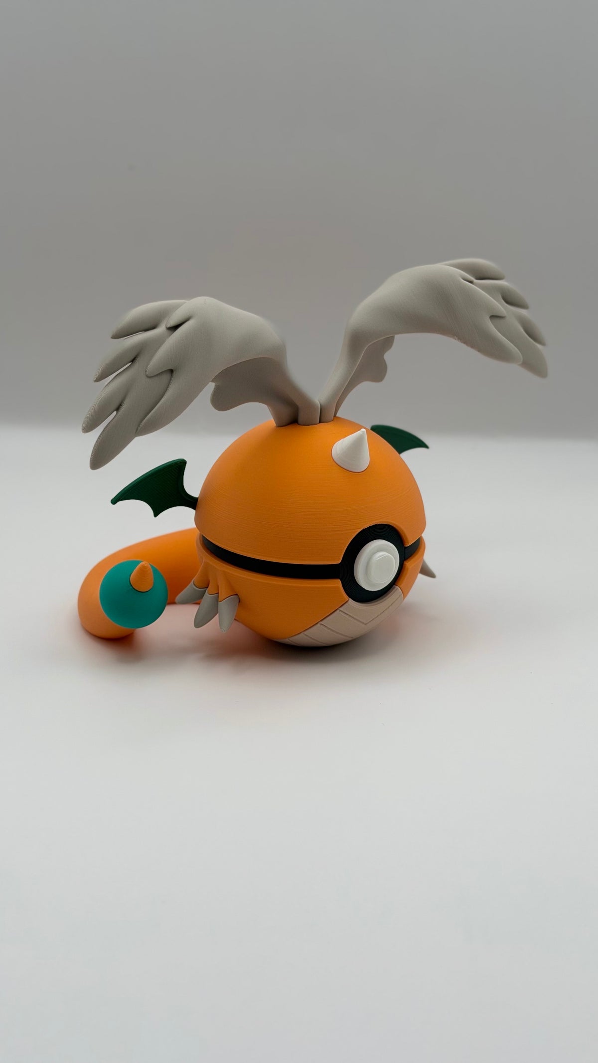 Mega Dragonite Poké Ball | 3D Printed Dragon Fusion Collectible