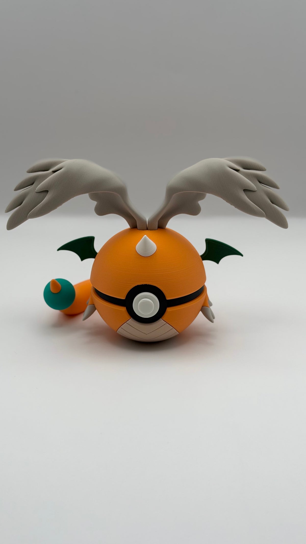 Mega Dragonite Poké Ball | 3D Printed Dragon Fusion Collectible